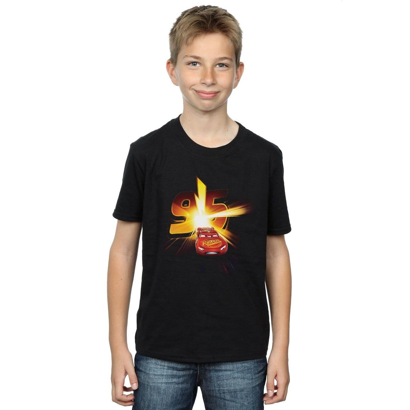 Cars Lightning McQueen Burst T Shirt