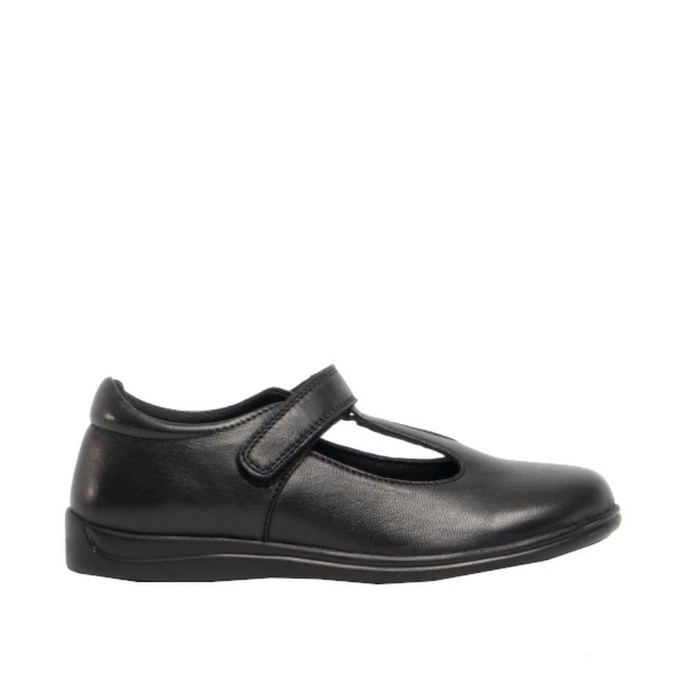 Touch Fastening Leather School Shoes