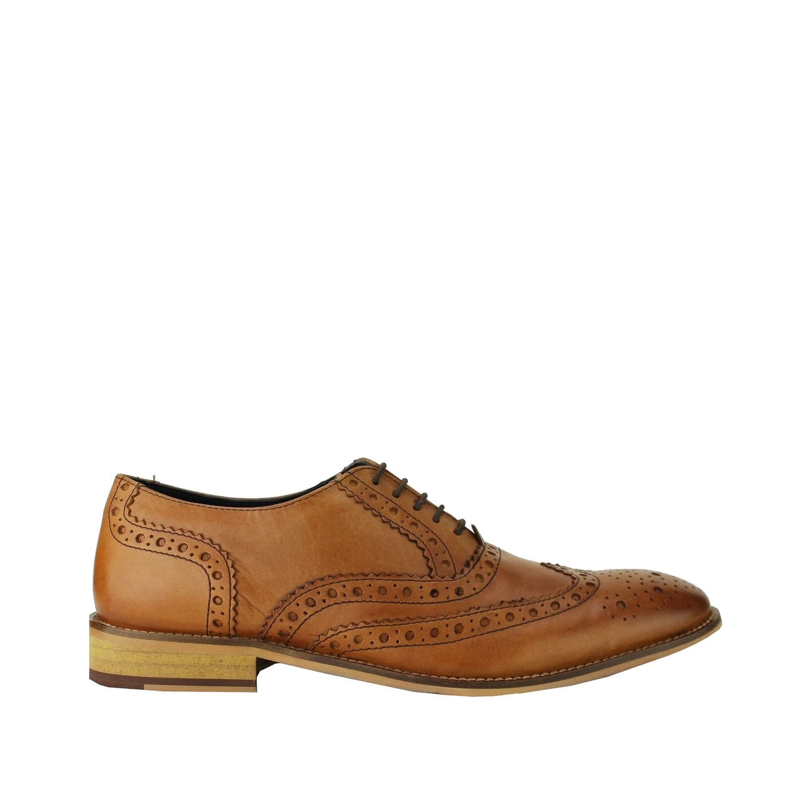 Leather Brogue Oxford Shoes