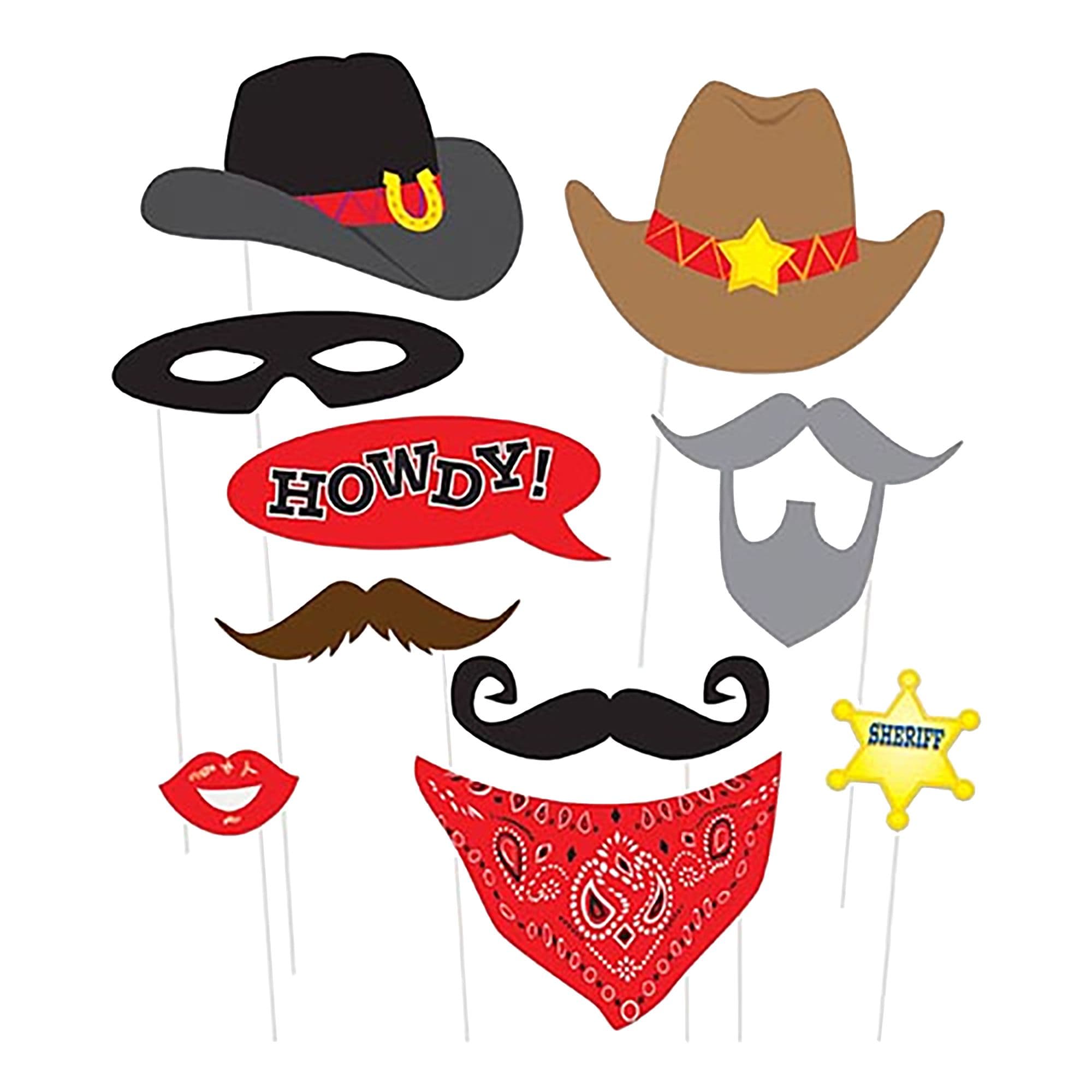 Western Photo Booth Props