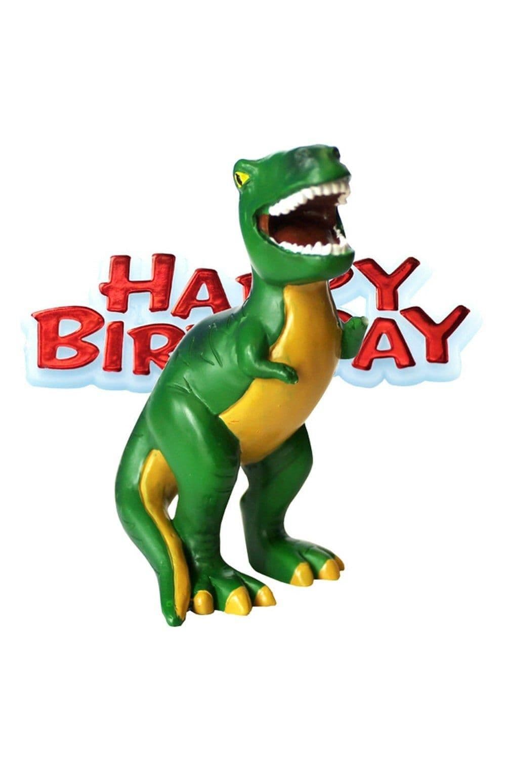 Happy Birthday Dinosaur Cake Topper