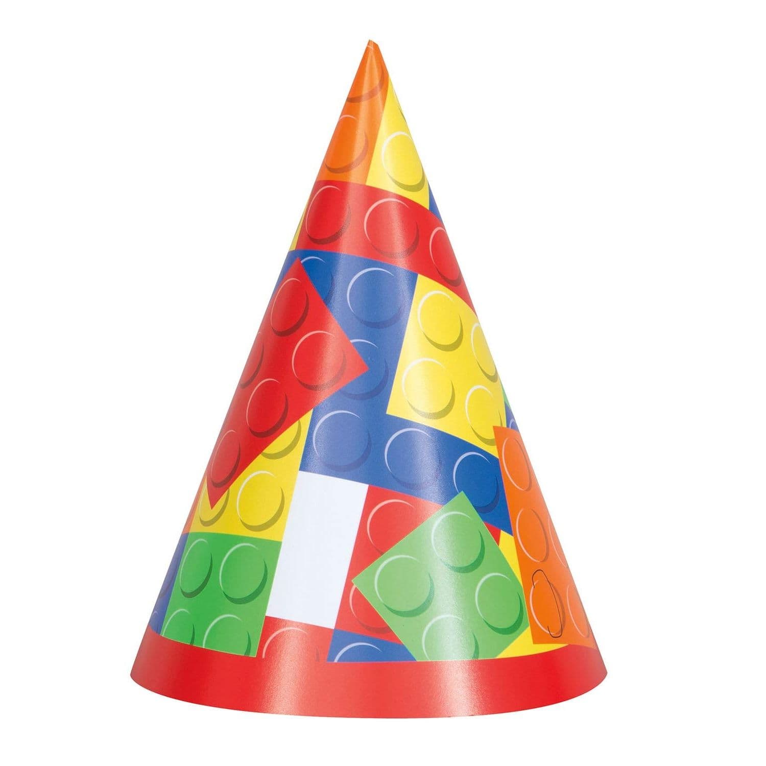 Building Blocks Birthday Hats