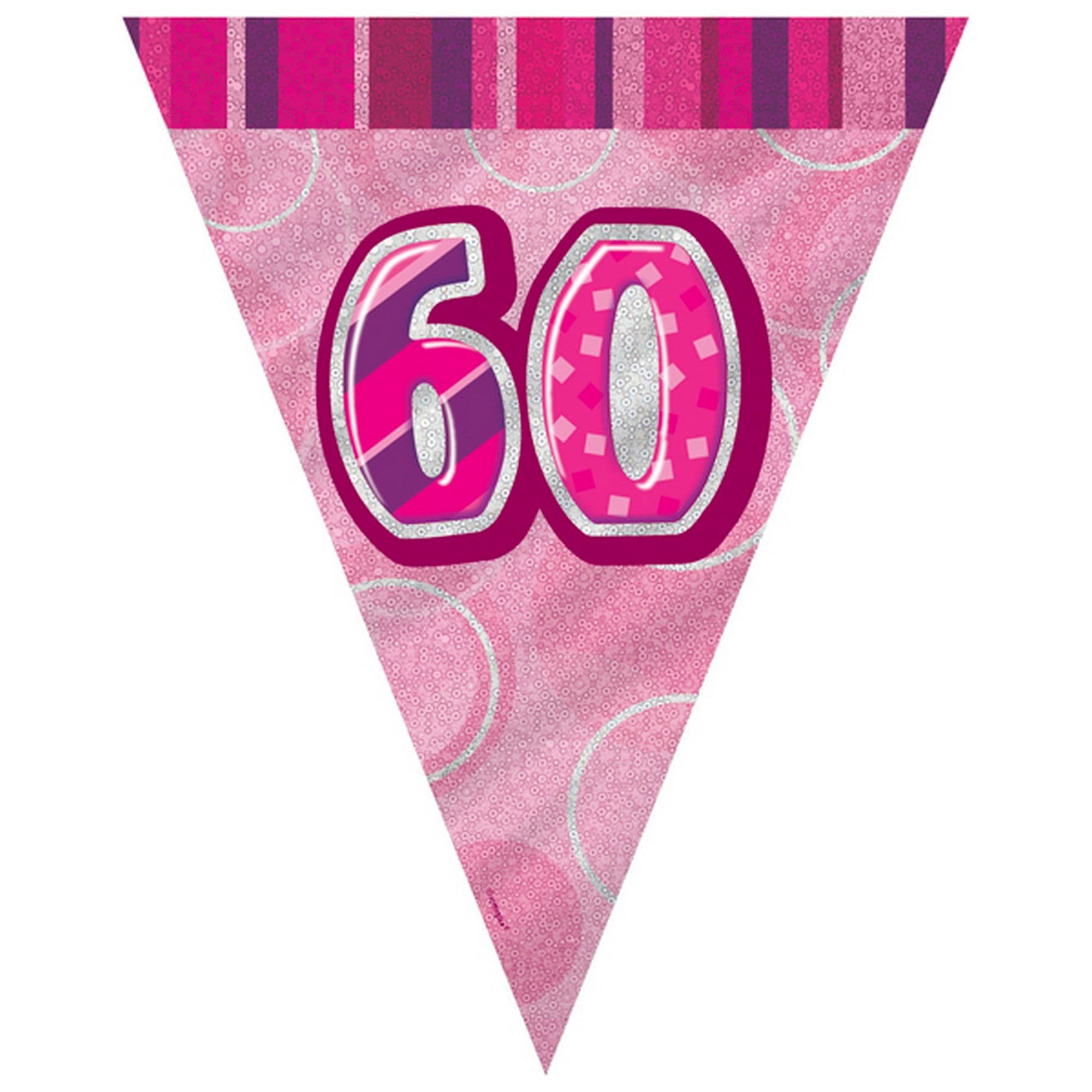 60 Glitz Pennant Bunting