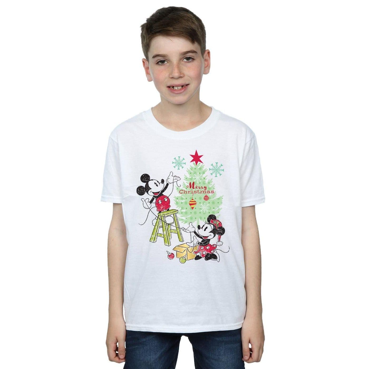 Mickey Minnie Christmas Tree T Shirt