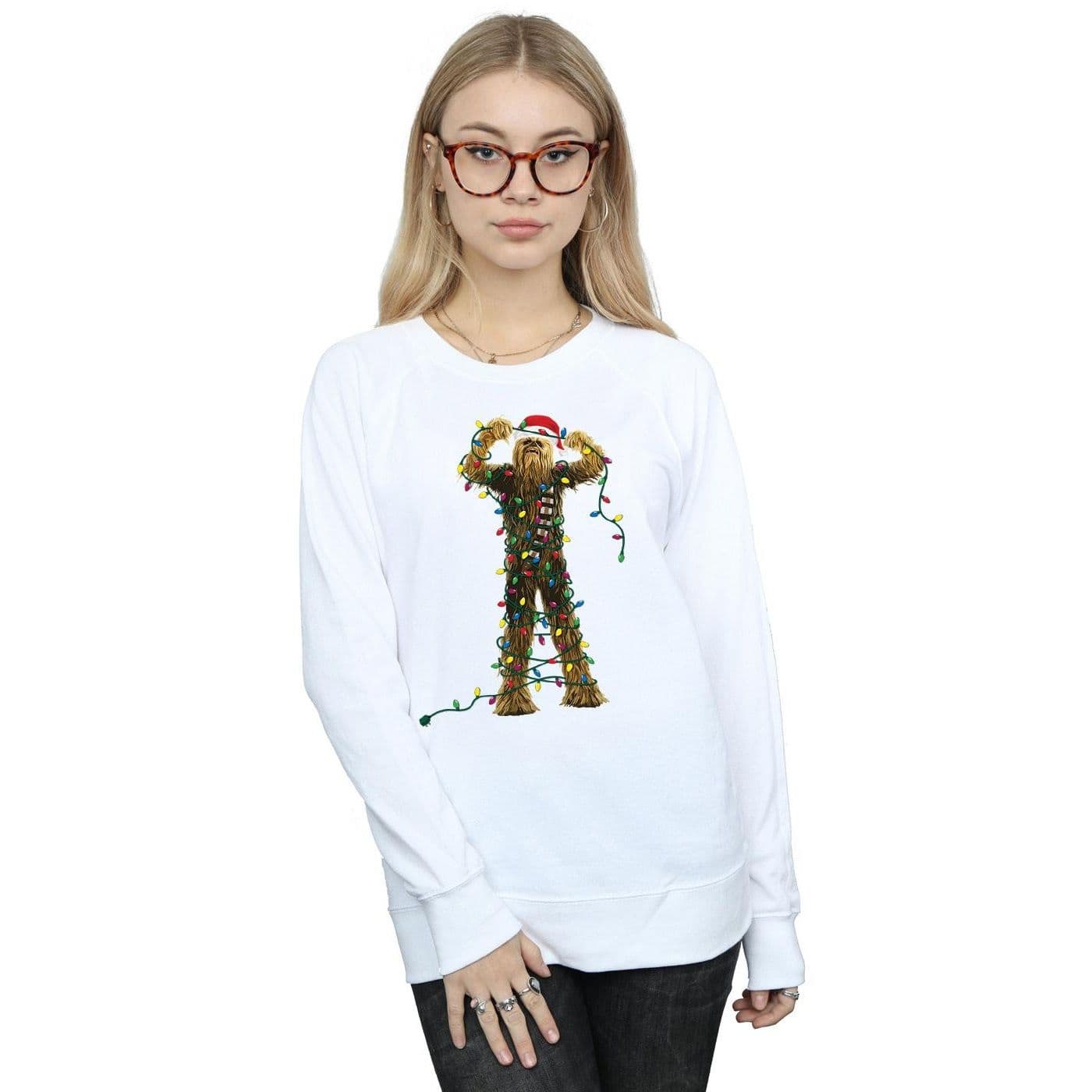 Chewbacca Christmas Lights Sweatshirt