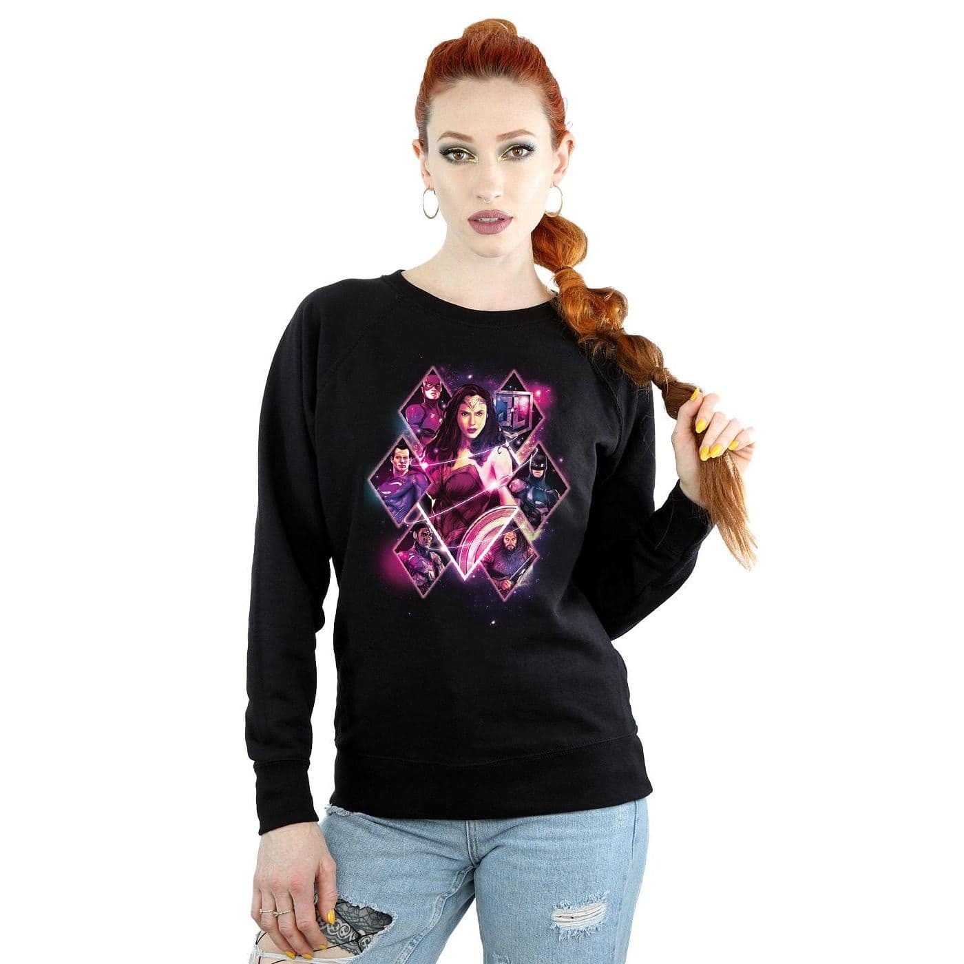 Justice League Movie Team Diamonds Sweatshirt