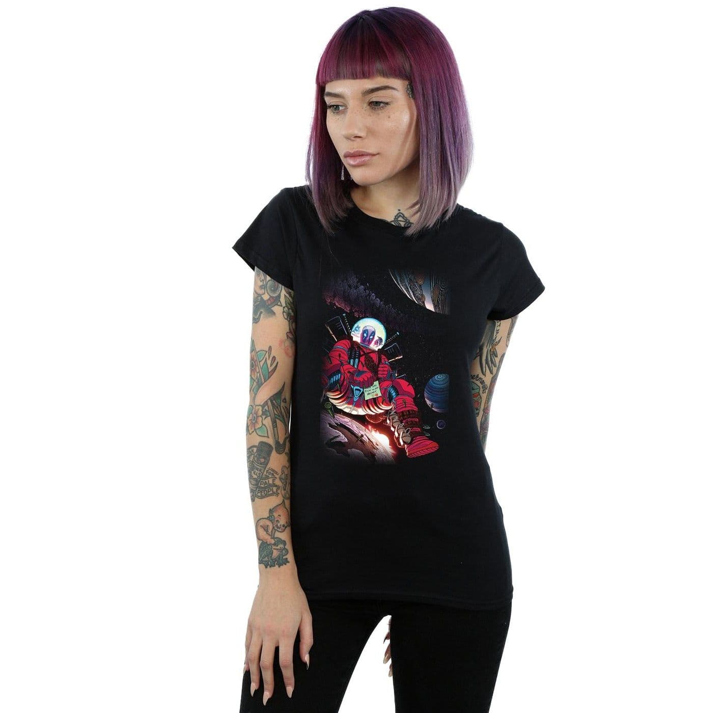 Deadpool Astronaut Cotton T Shirt
