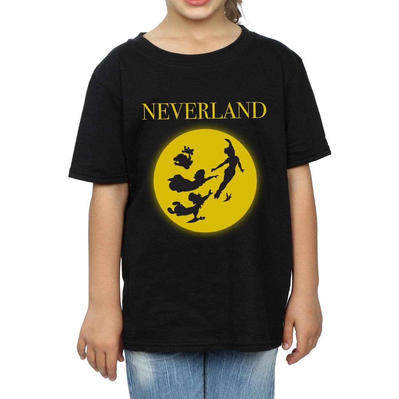 Peter Pan Moon Silhouettes Cotton T Shirt