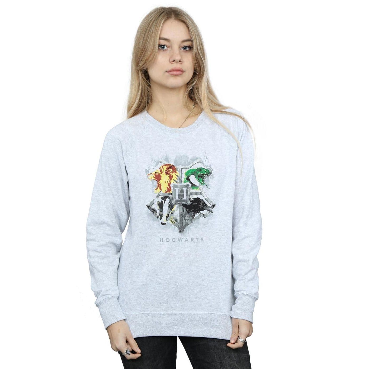 Hogwarts Painted Crest Sweatshirt