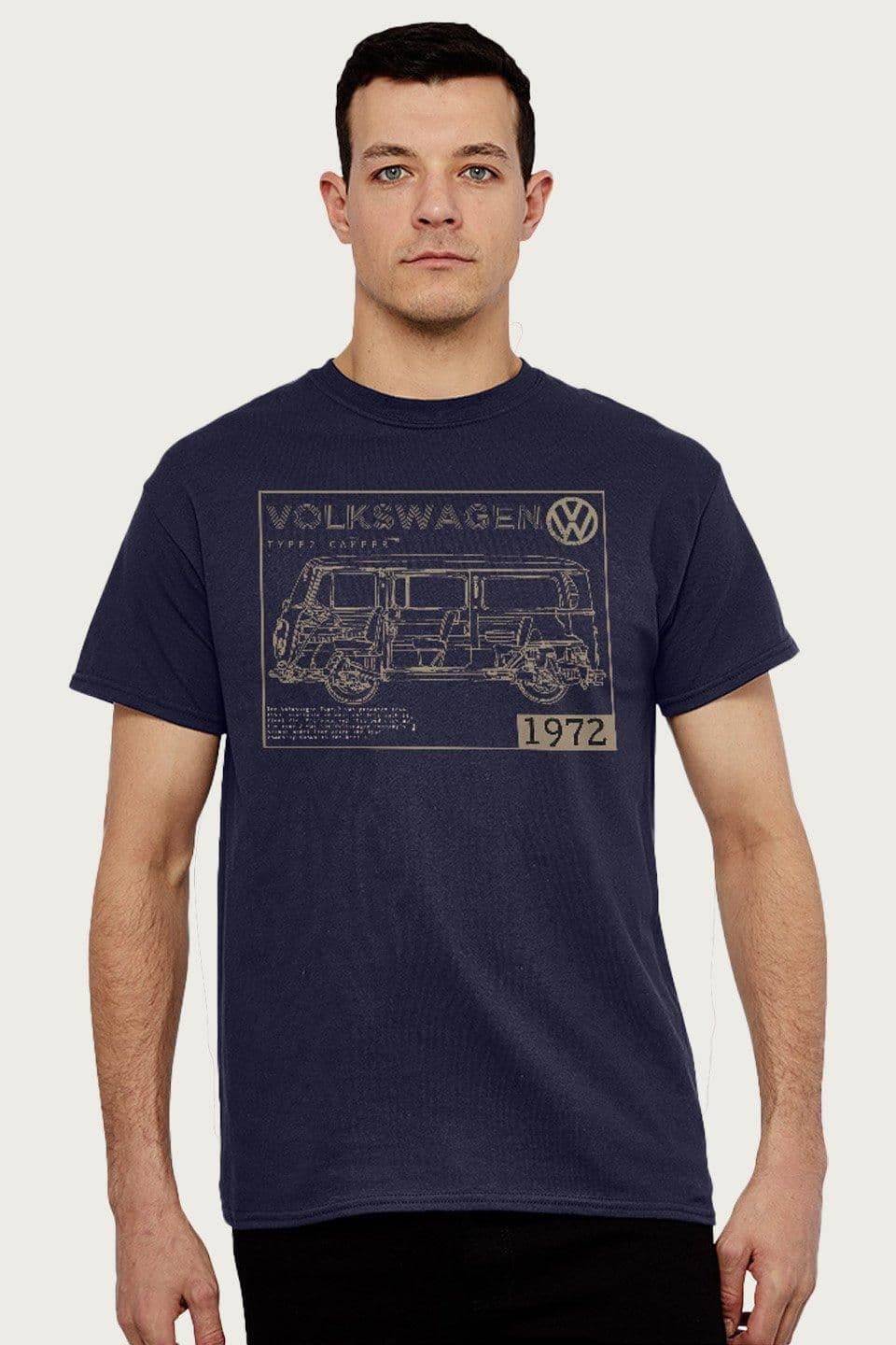 Type 2 Camper Plans Light Text T Shirt