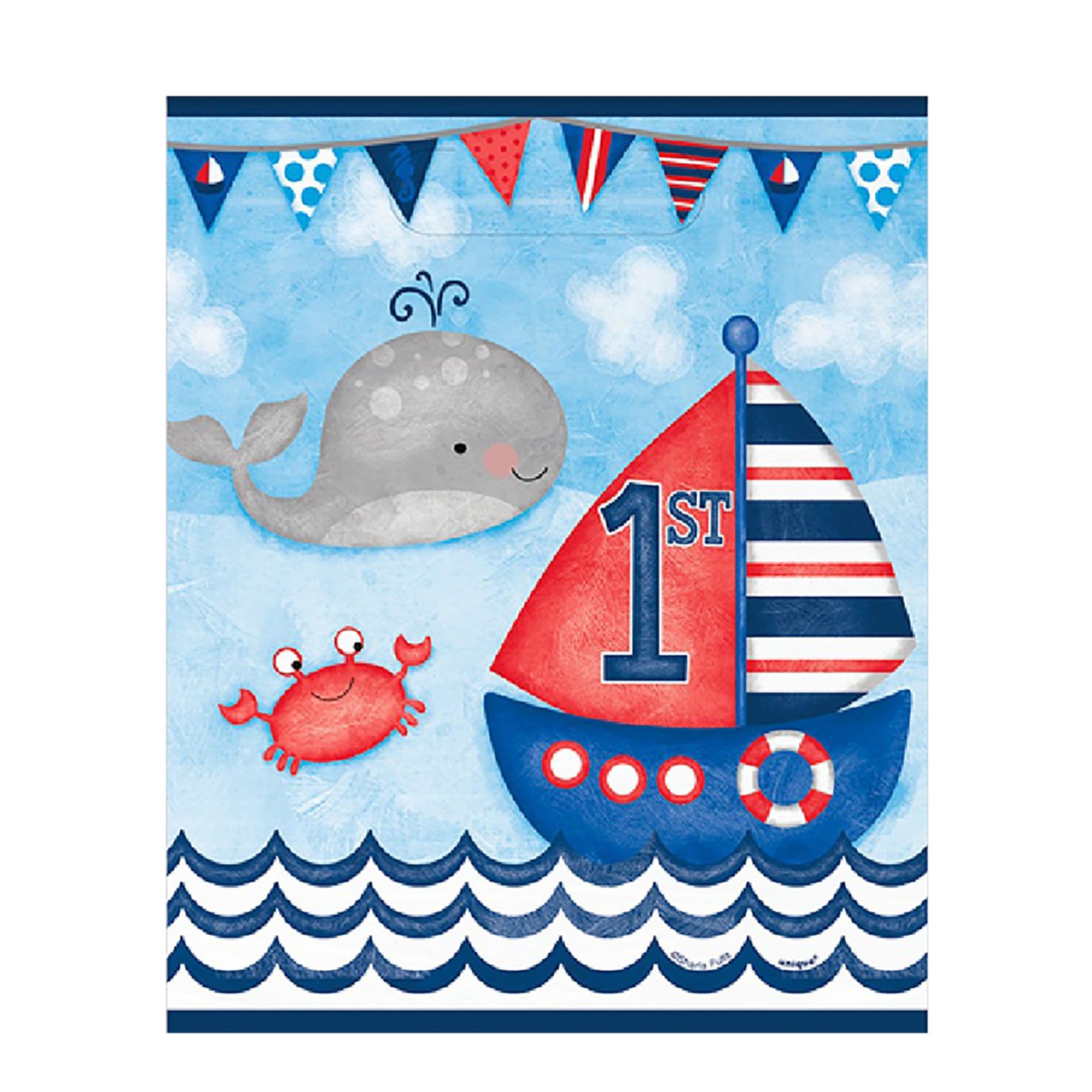 Nautical 1st Birthday Lootbags