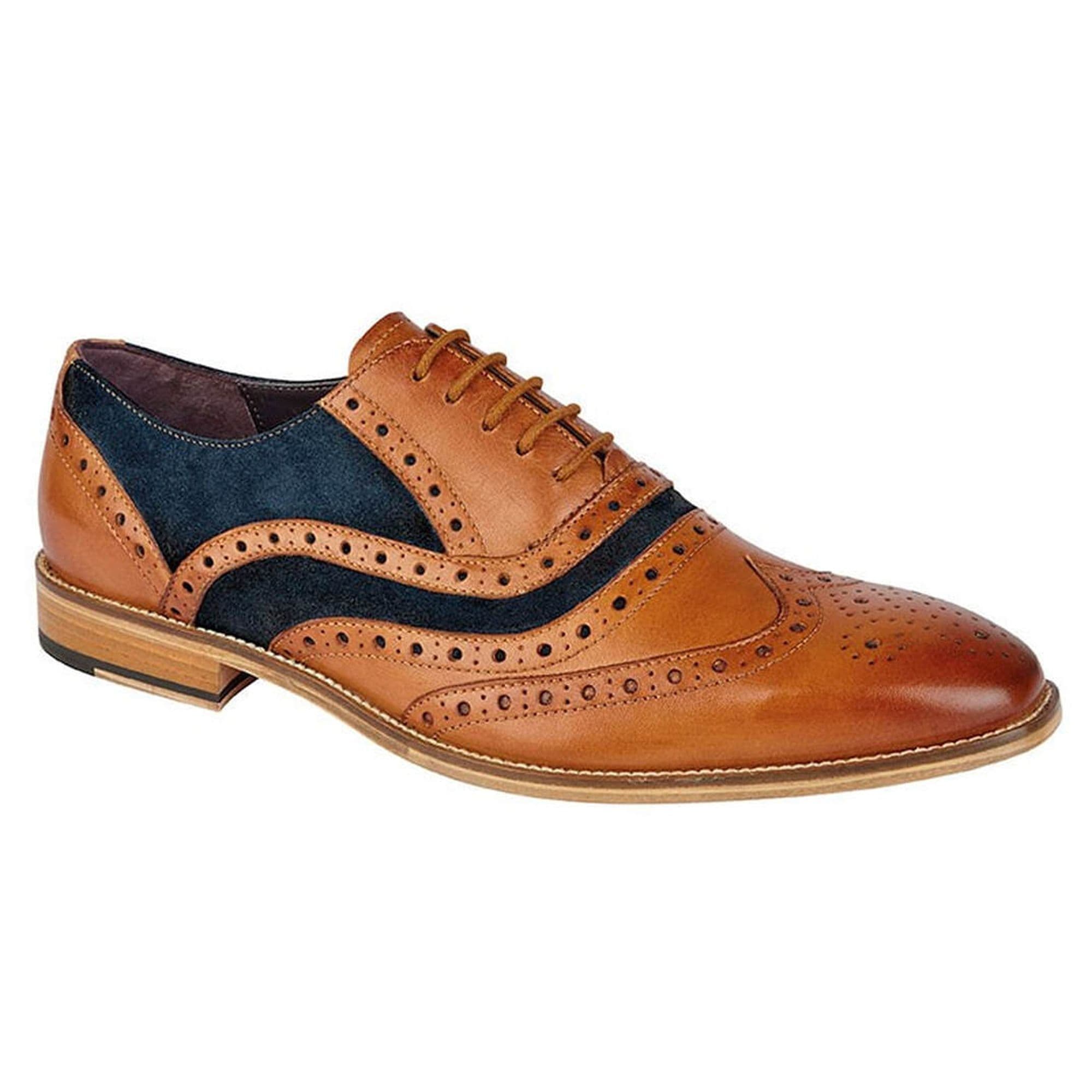 5 Eyelet Leather Brogue Oxfords
