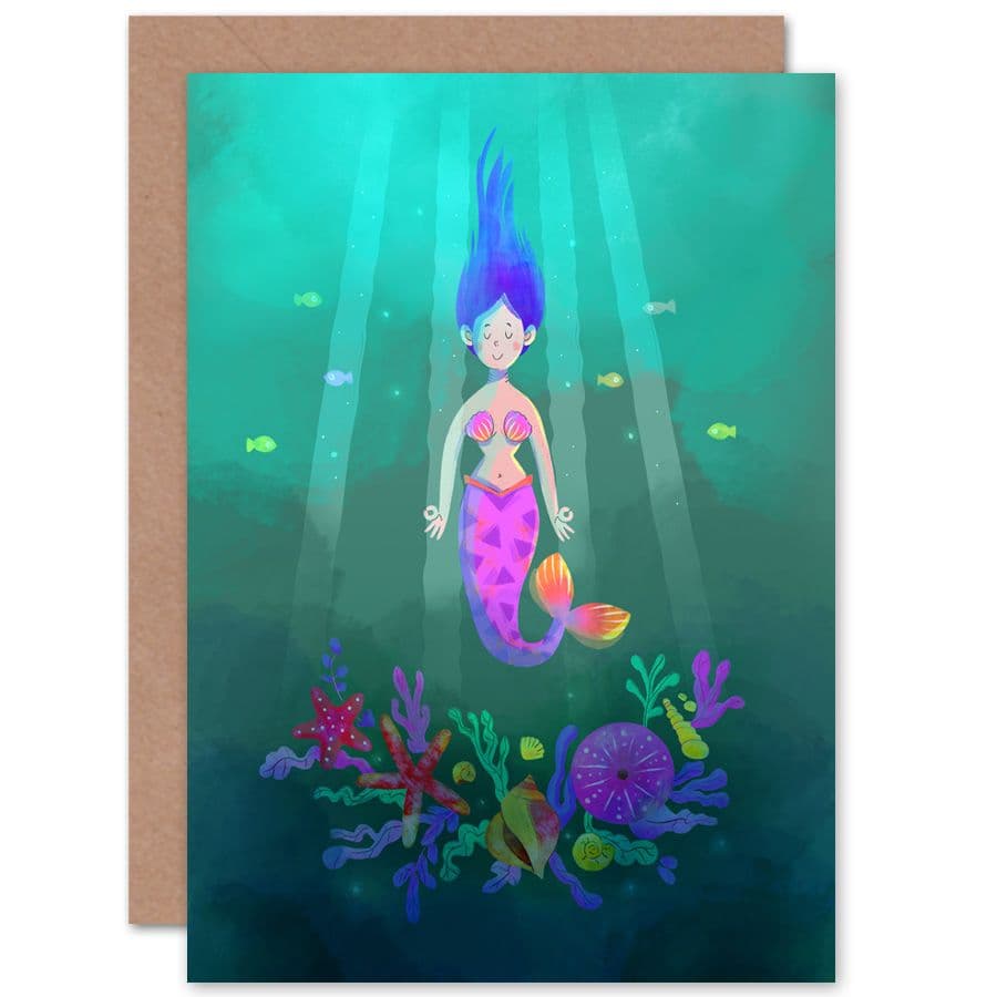 Mermaid Greetings Card
