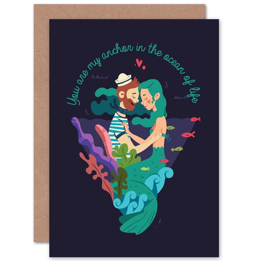 You Are My Anchor Love Sailor Greetings Card