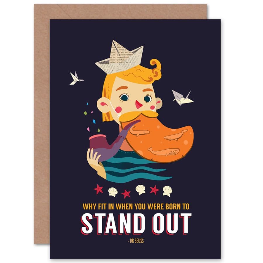 Sailor Boy Stand Out Greetings Card