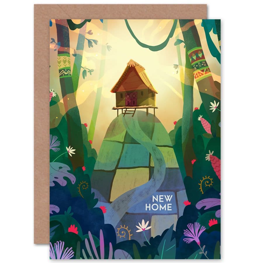Jungle Home Greetings Card