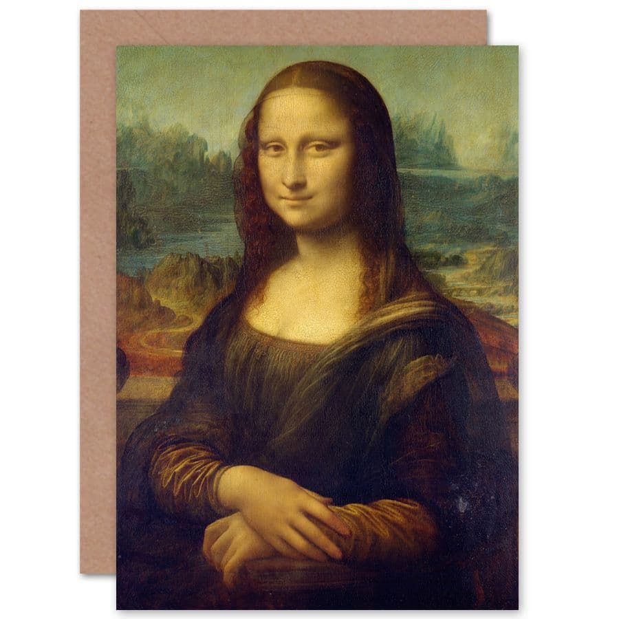 Da Vinci Mona Lisa Greetings Card