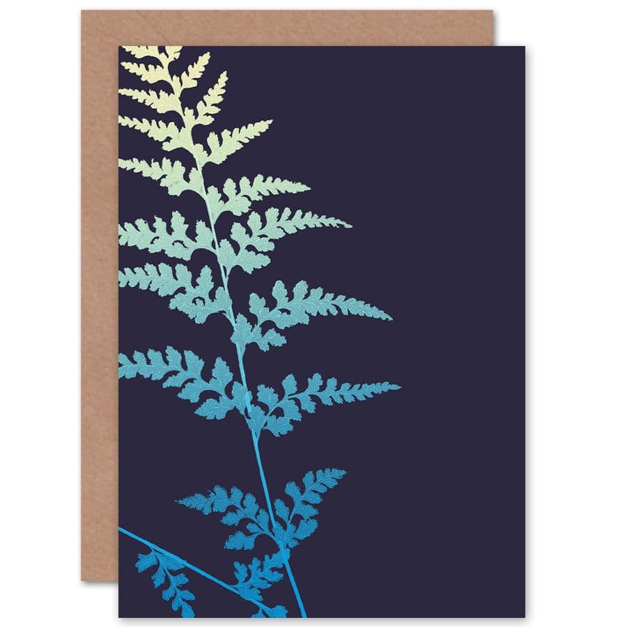 Bright Fern Greetings Card