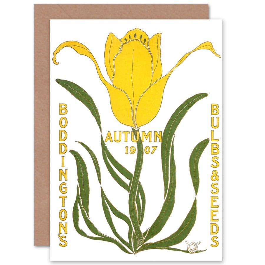 Boddingtons Bulbs Seeds Autumn 1907 Greetings Card