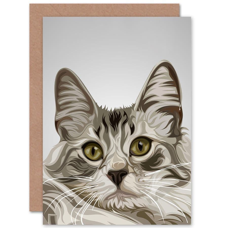 Cat Greetings Card