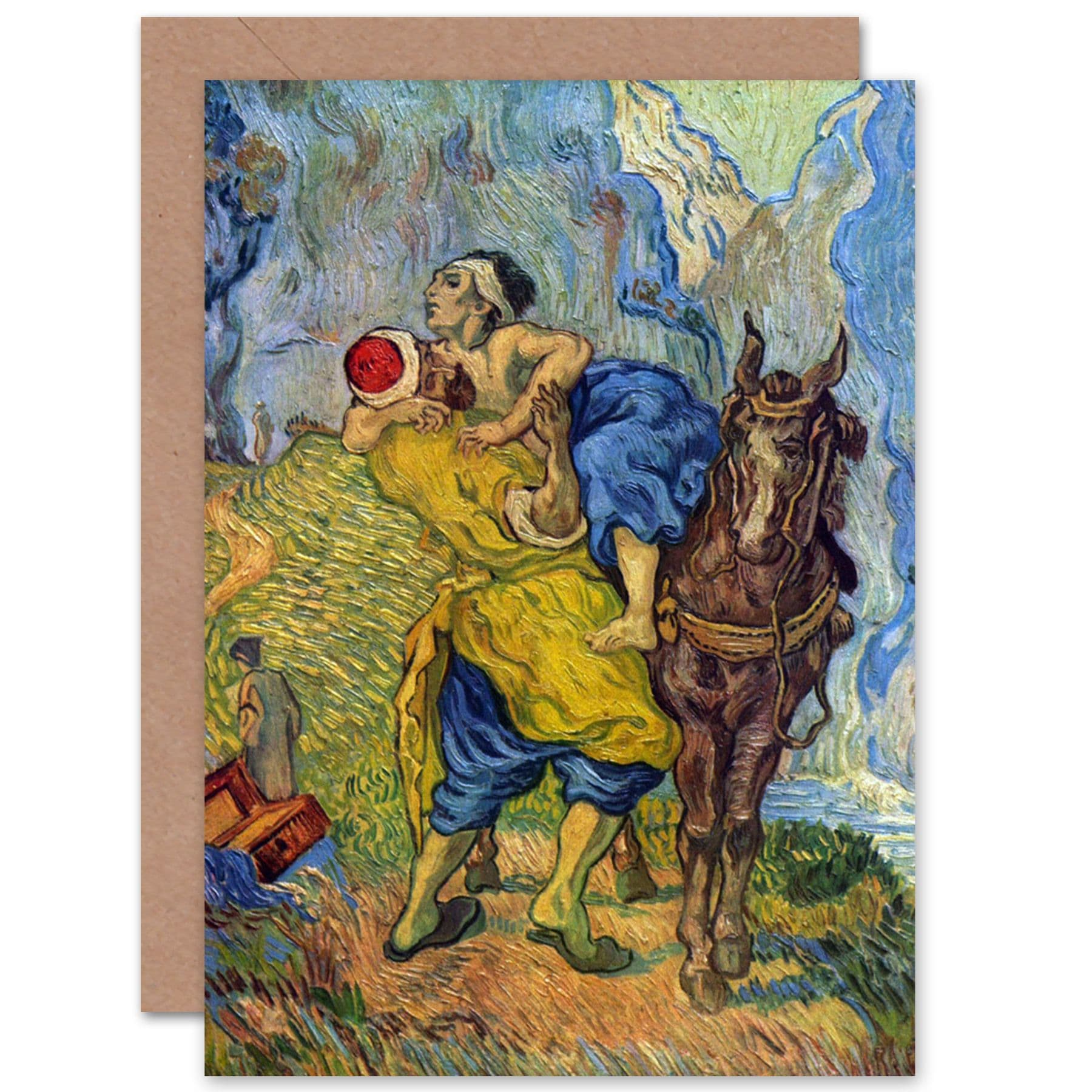 Vincent Van Gogh Good Samaritan Fine Art Greetings Card