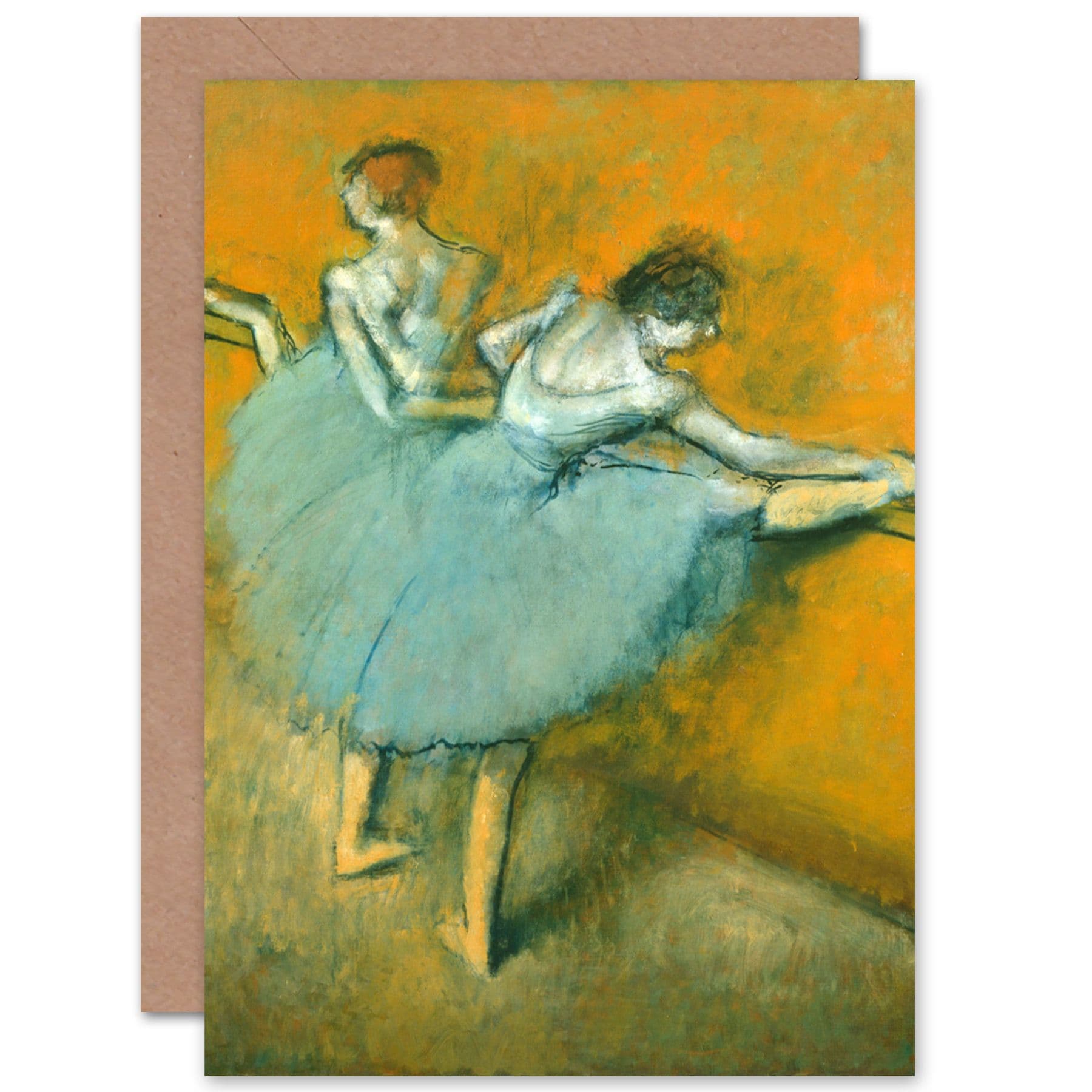 Edgar Degas Dancers At The Barre Fine Art Greetings Card