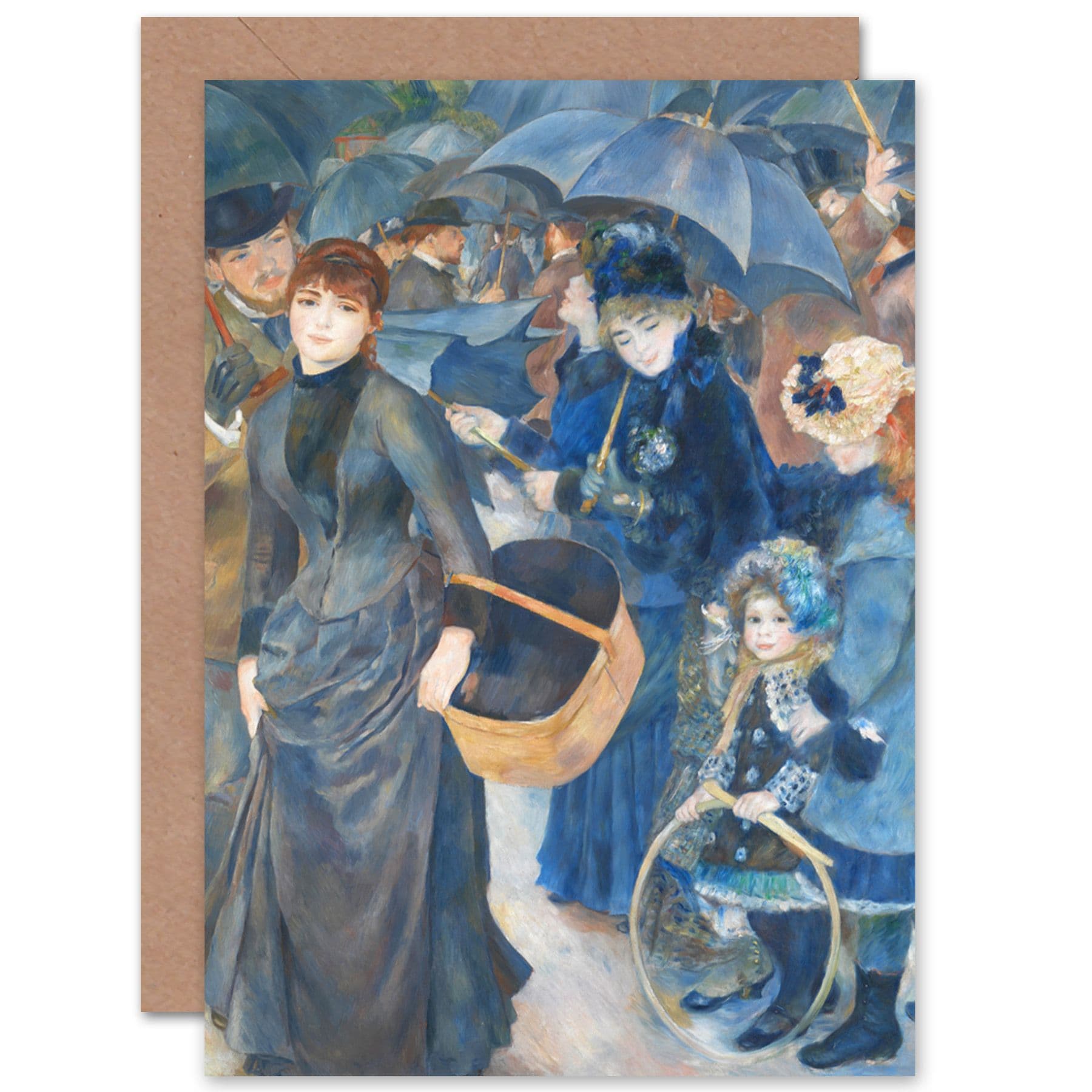 Renoir The Umbrellas Painting Fine Art Greetings Card
