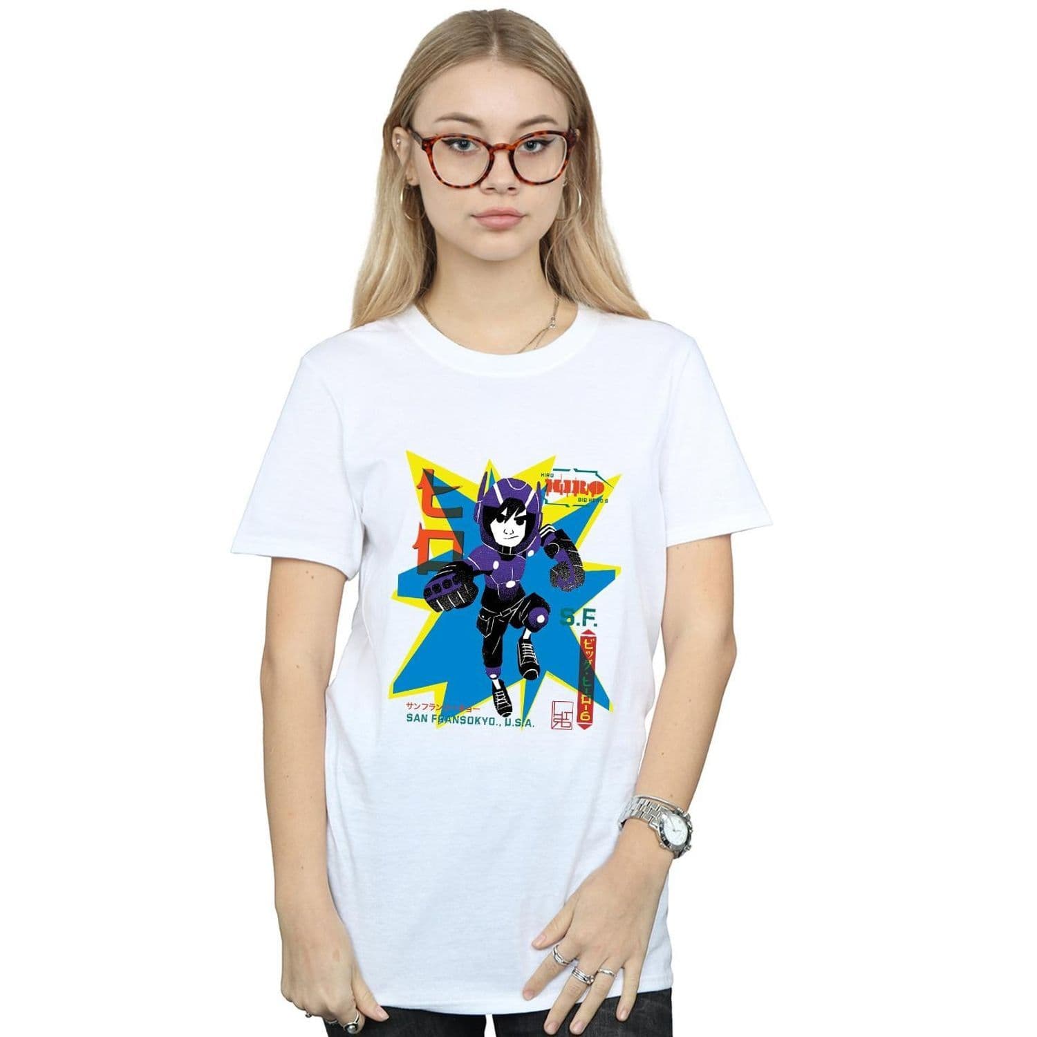 Big Hero 6 Hiro Anime Cotton Boyfriend T Shirt