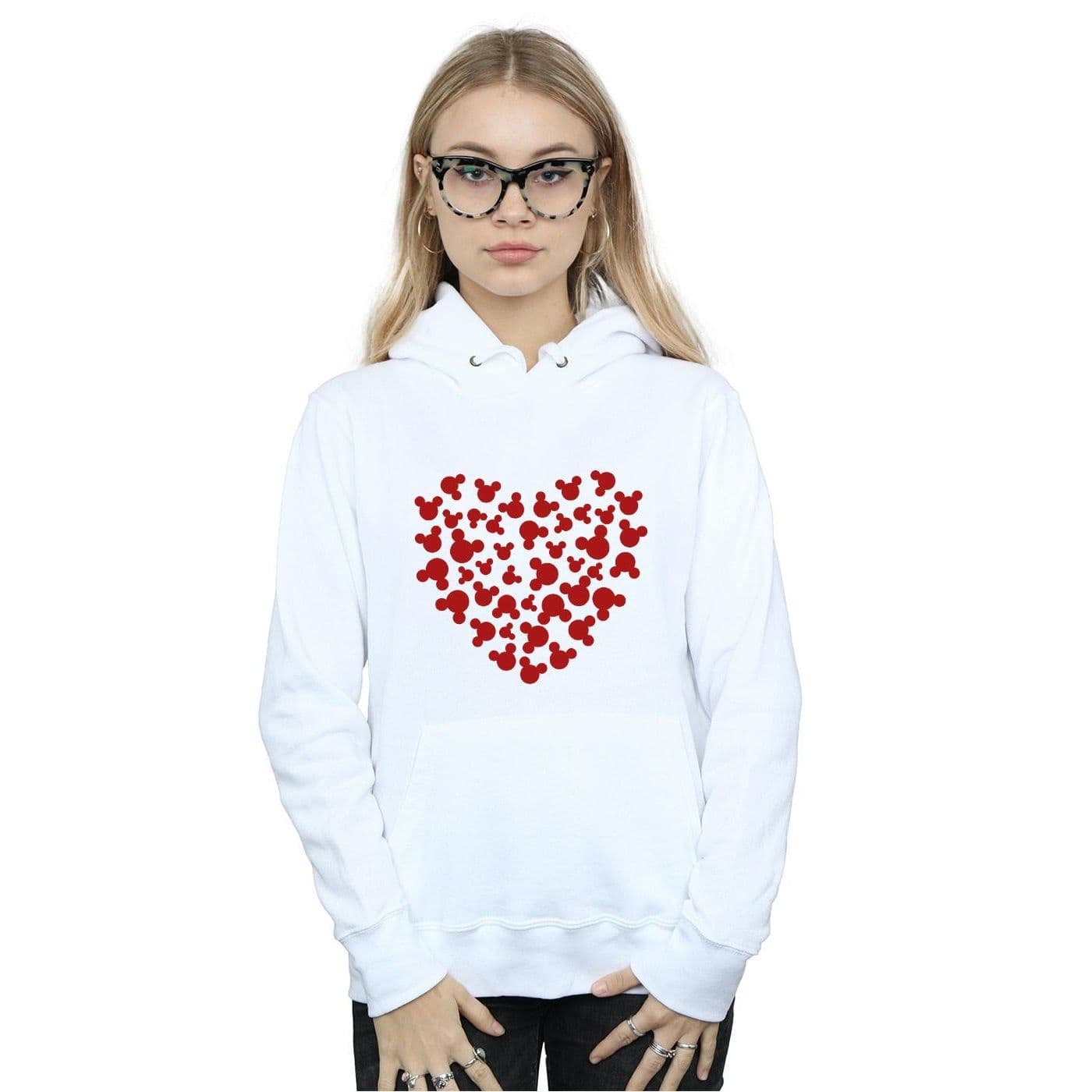Mickey Mouse Heart Silhouette Hoodie