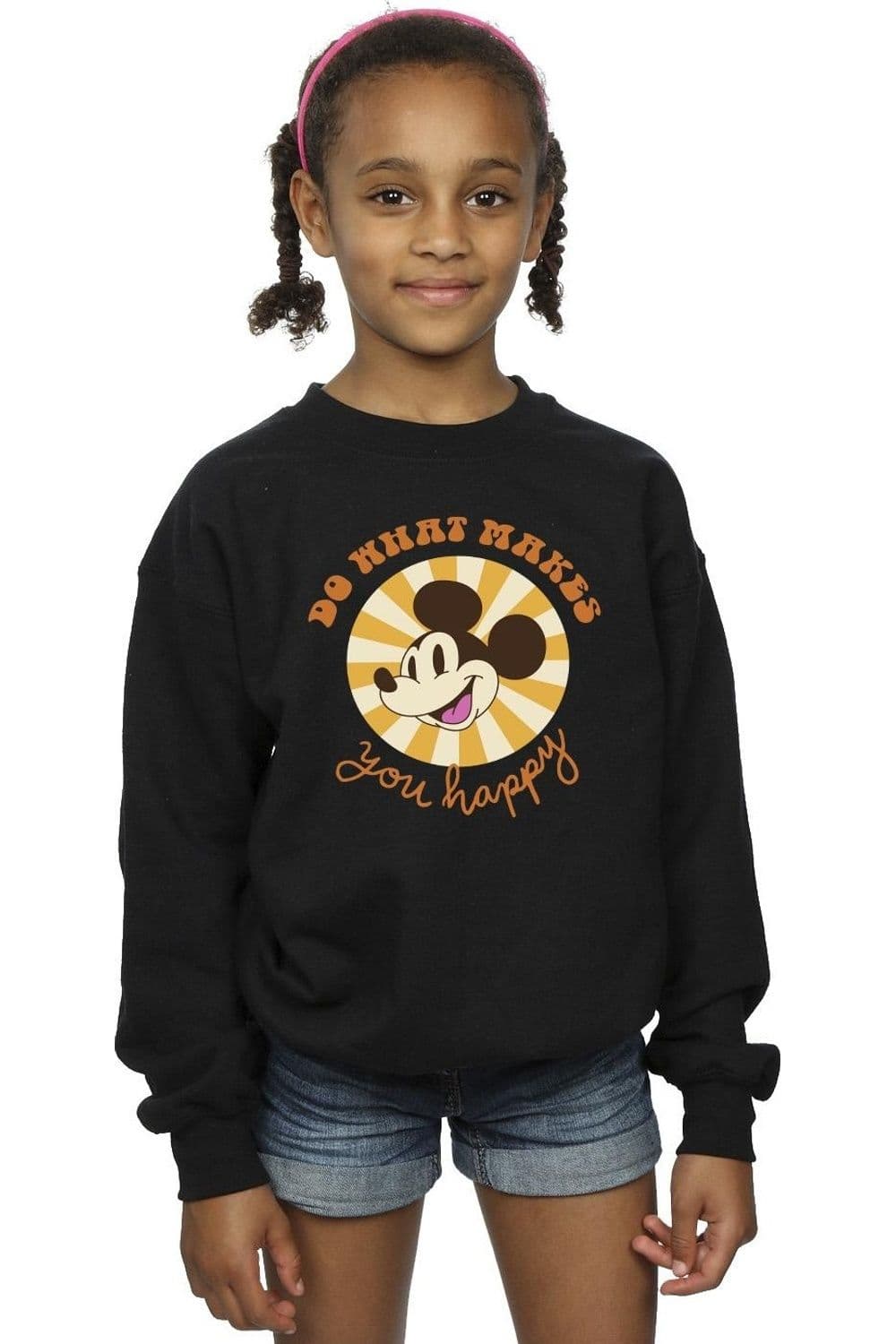 Mickey Mouse Do What Makes You Happy Sweatshirt