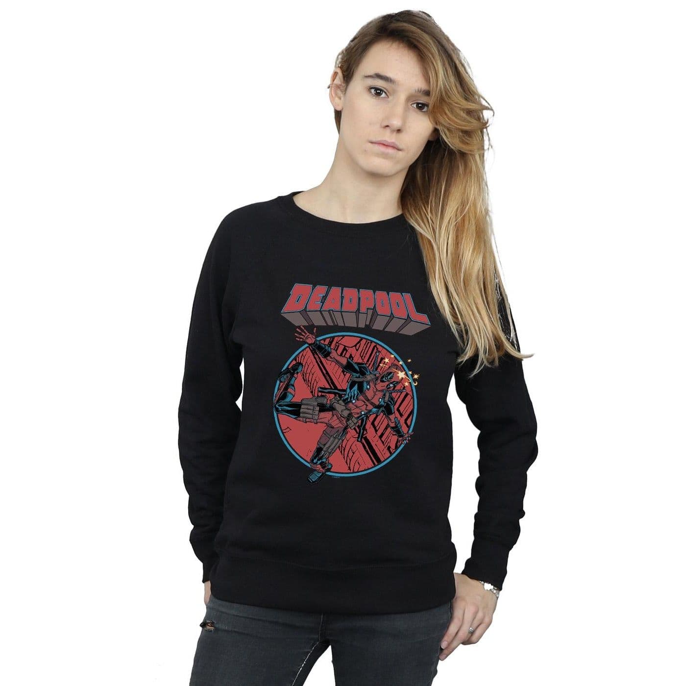 Deadpool Flying Sweatshirt