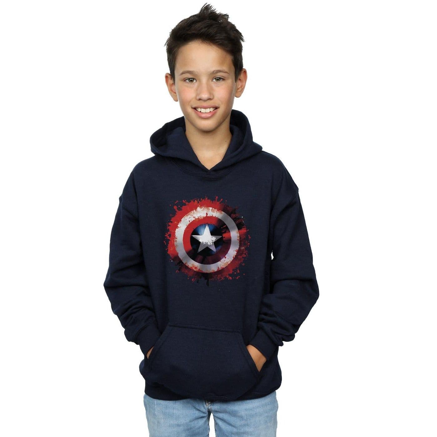Avengers Captain America Art Shield Hoodie
