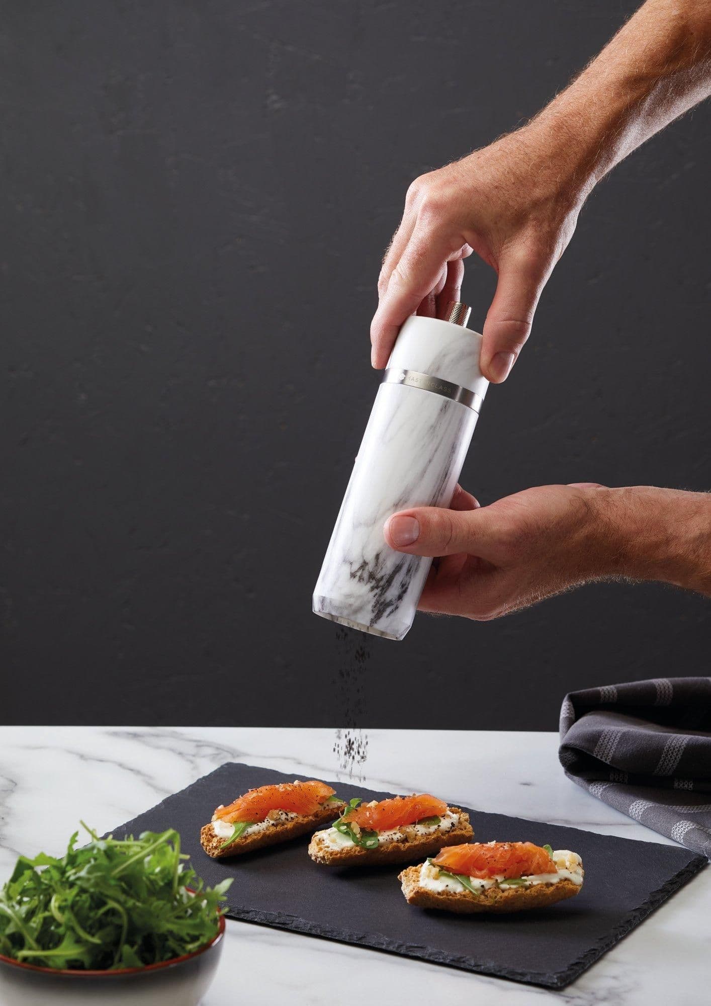 Salt or Pepper Mill Marble Finish