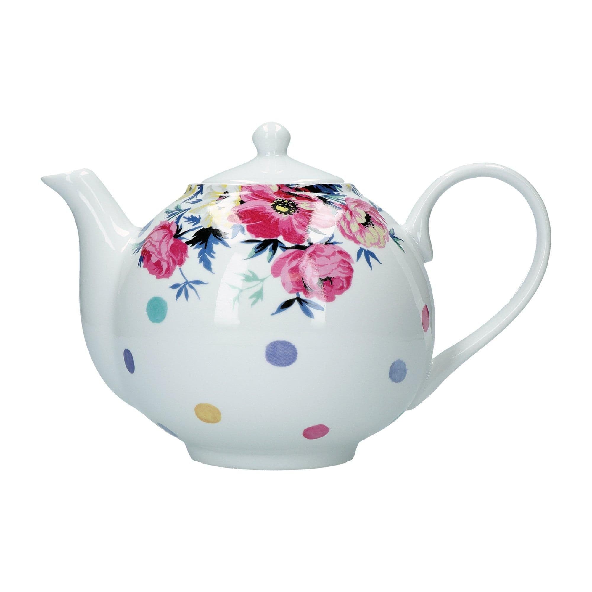 Clovelly Porcelain 1 Litre Teapot