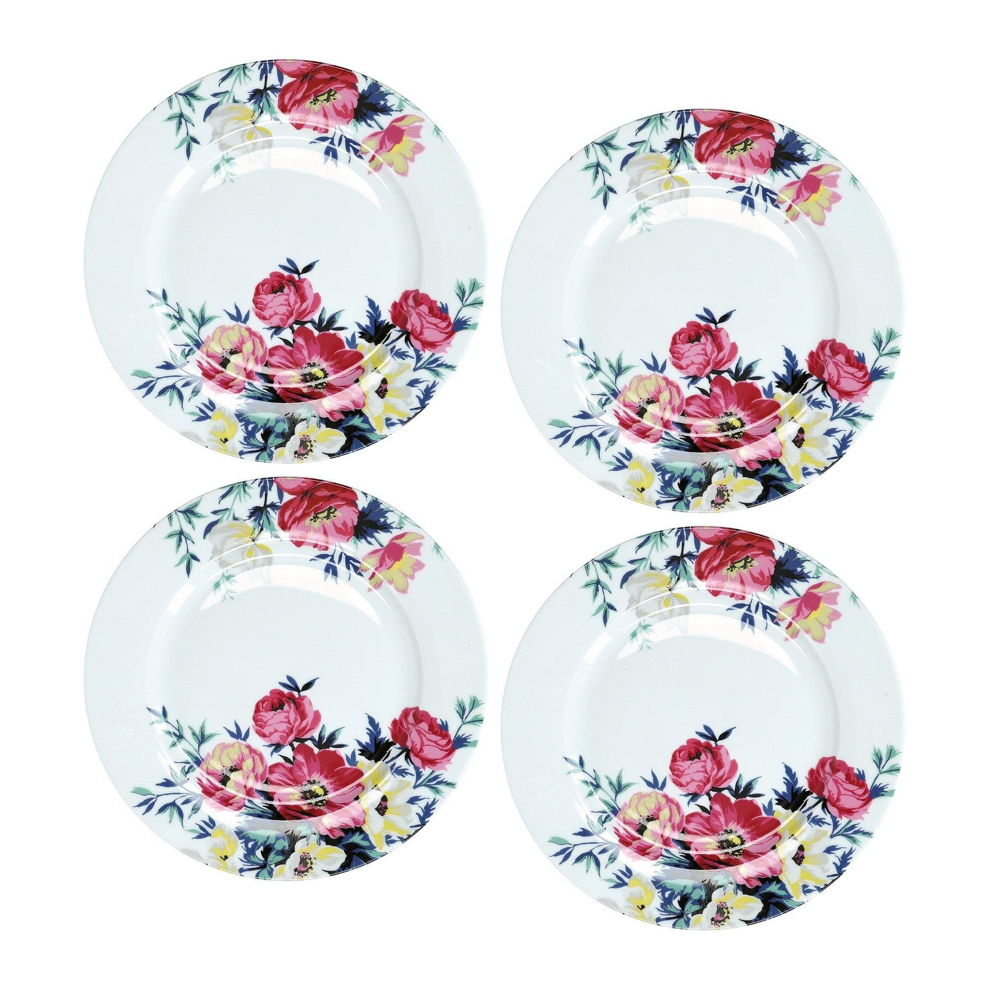 Set 4 Clovelly Porcelain 26cm Dinner Plates