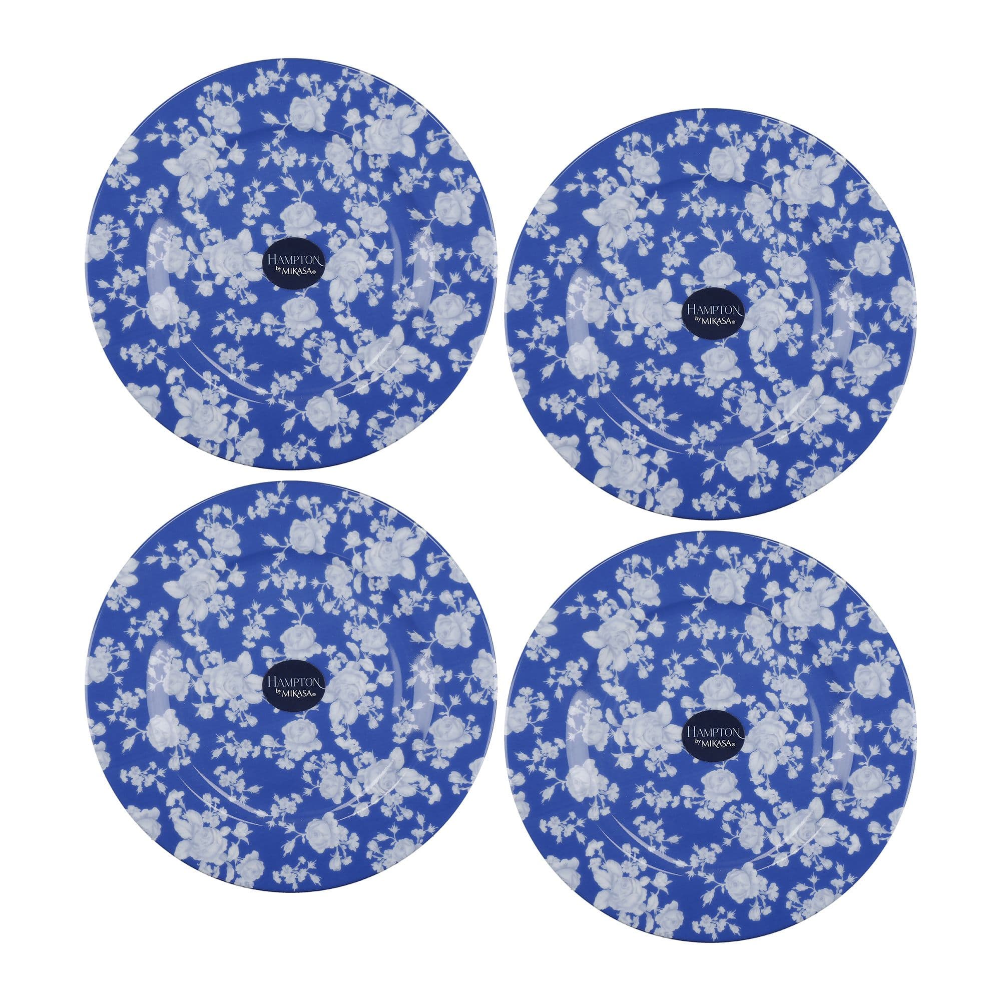Hampton Flowers 4 Piece Side Plate Set