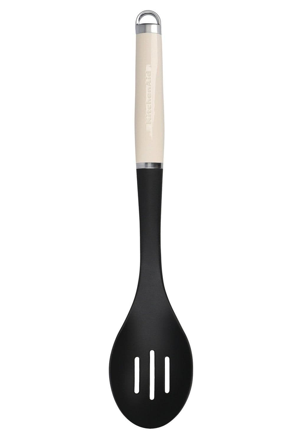 Nylon Slotted Spoon - Almond Cream