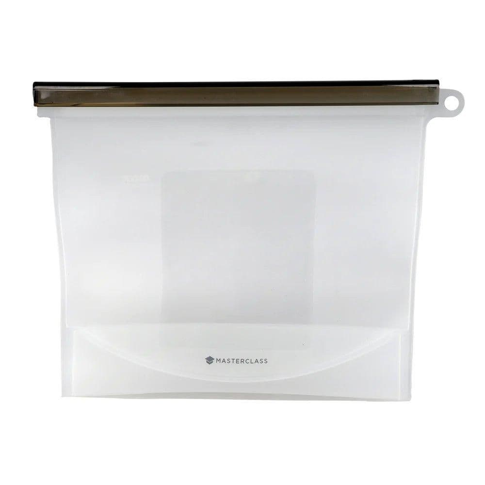 1.5 Litre Reusable Food Bag Leakproof Airtight Seal BPA Free Silicone
