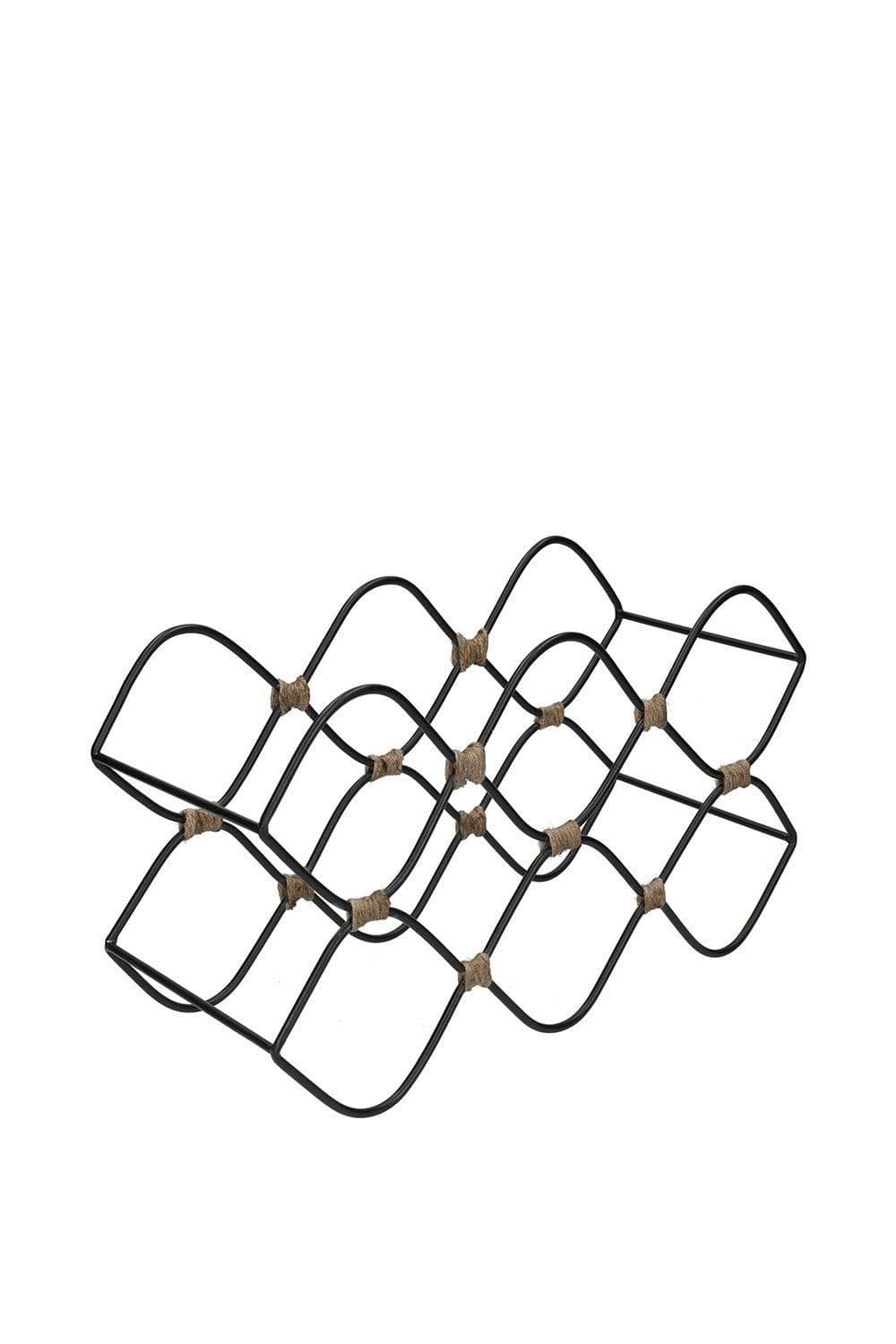 8-Bottle Metal Wine Rack