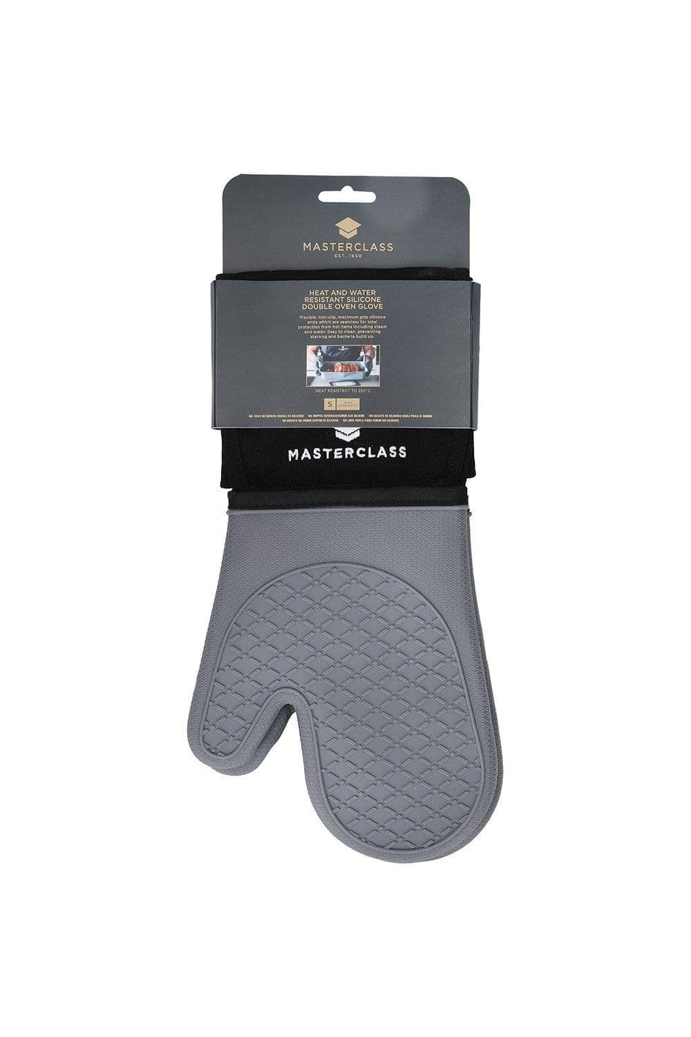 Waterproof Silicone Double Oven Gloves Thumbs