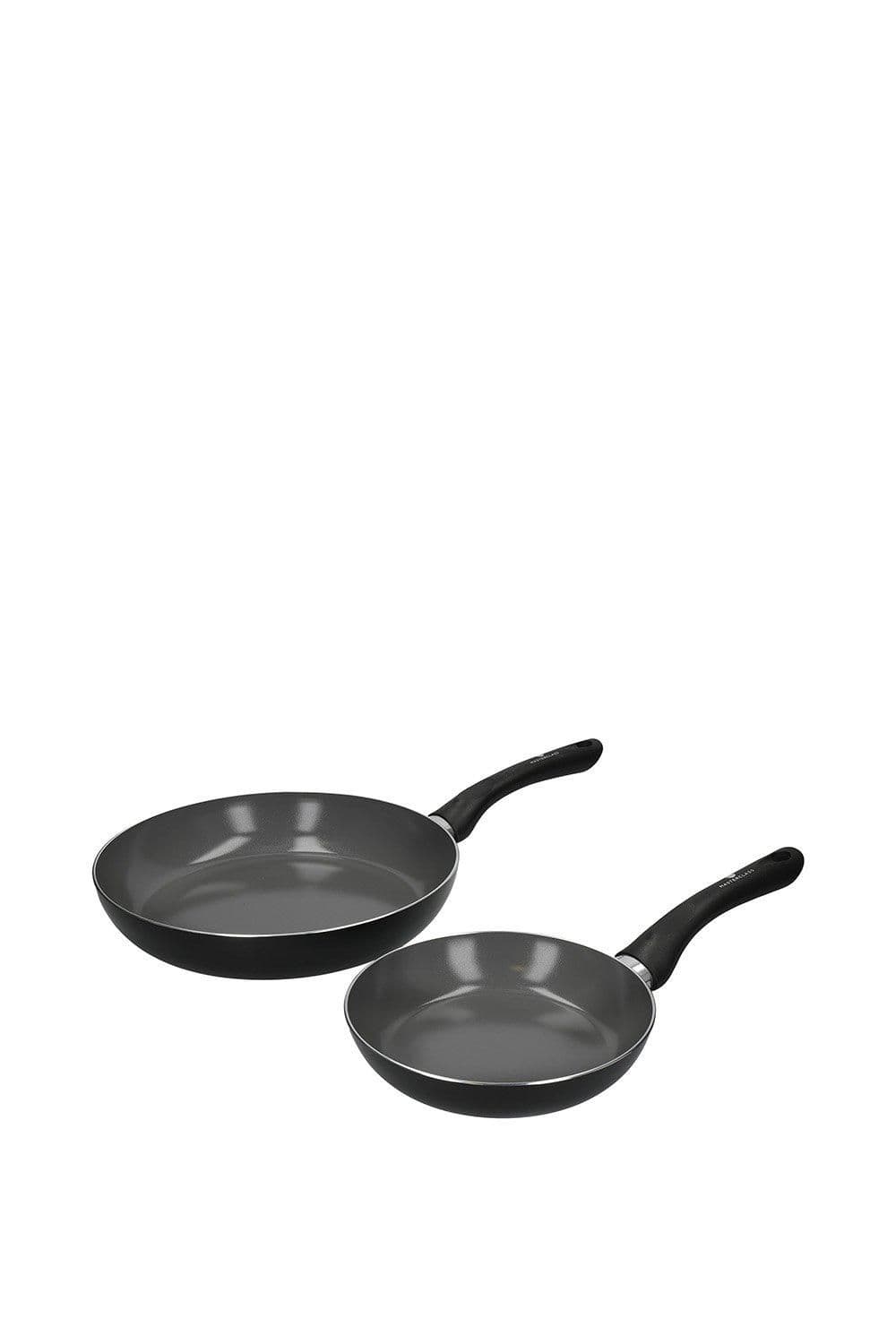 Can to Pan Ceramic Non Stick Pan Set 2 Recycled Aluminium Frying Pans
