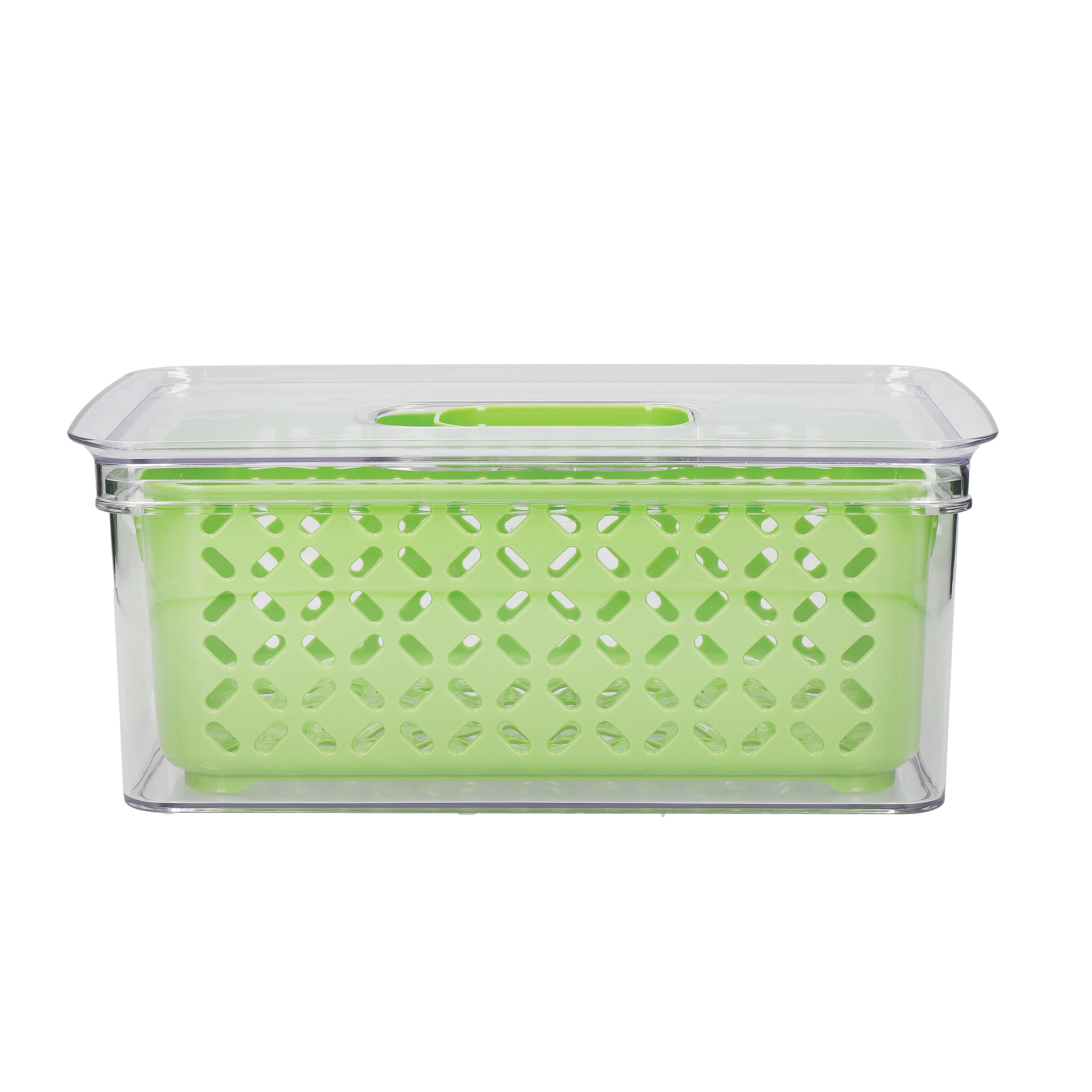 Fresh Keeper Stacking Lidded Fridge Storage Box