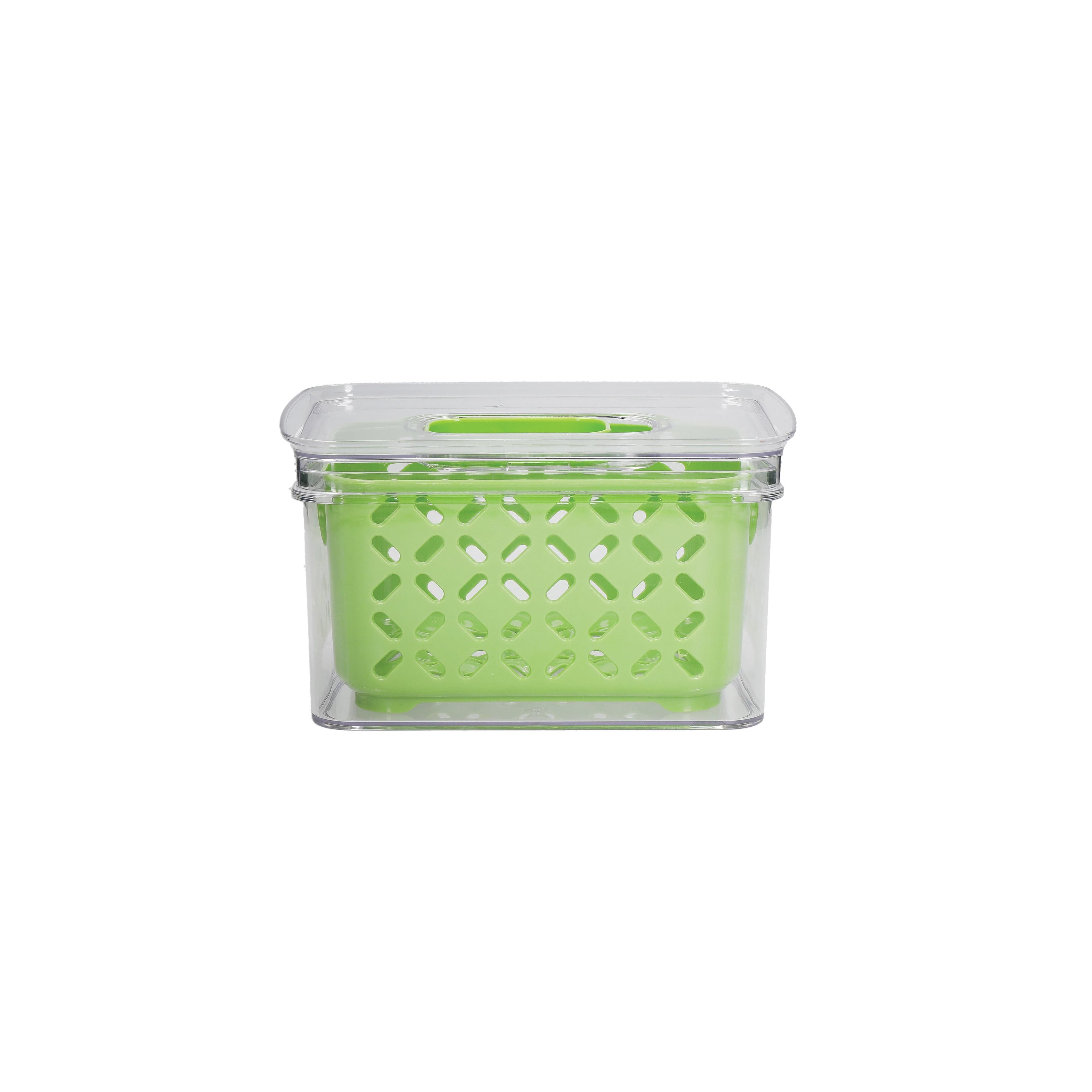Fresh Keeper Stacking Lidded Fridge Storage Box