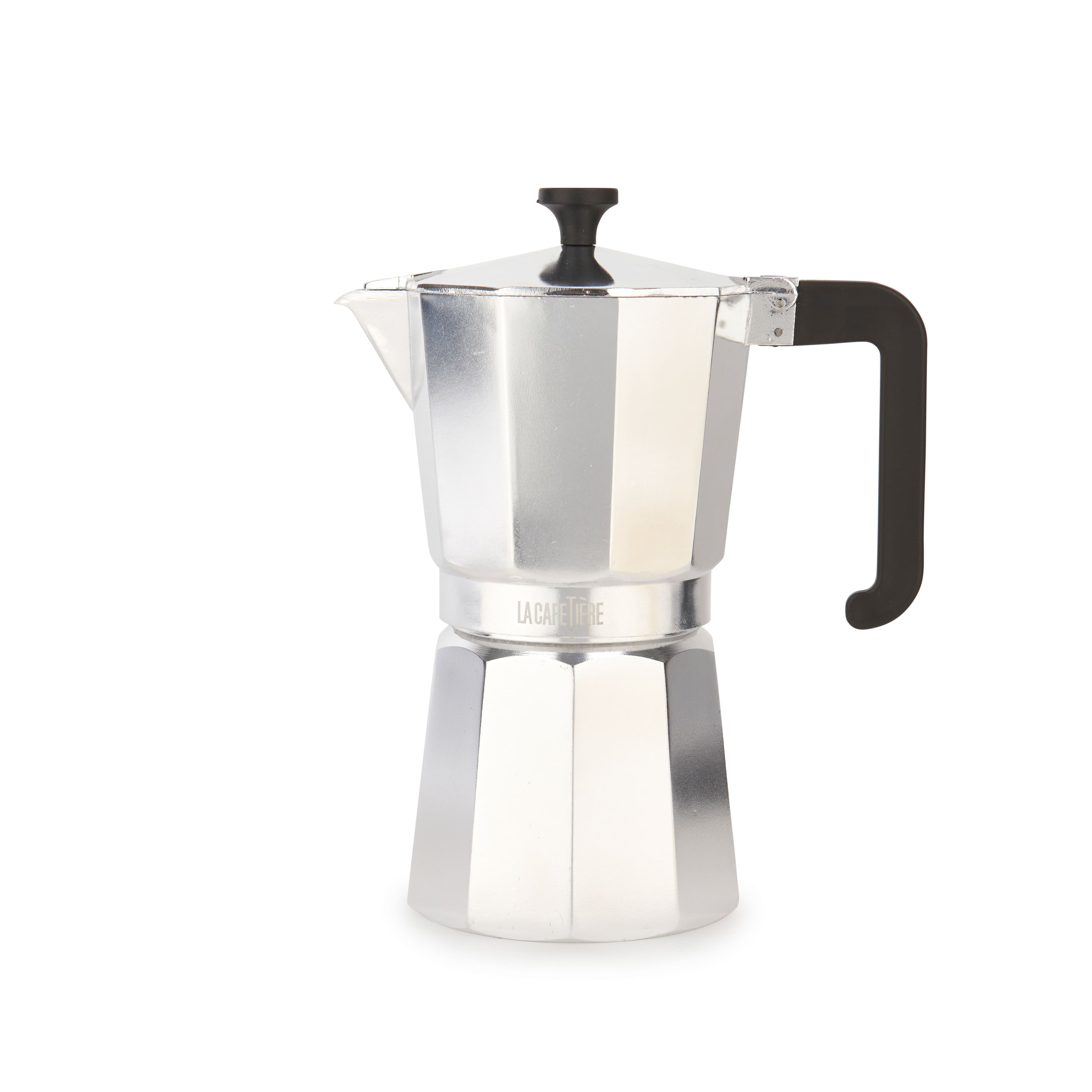 Venice Aluminium Espresso Maker Silver 9 cup