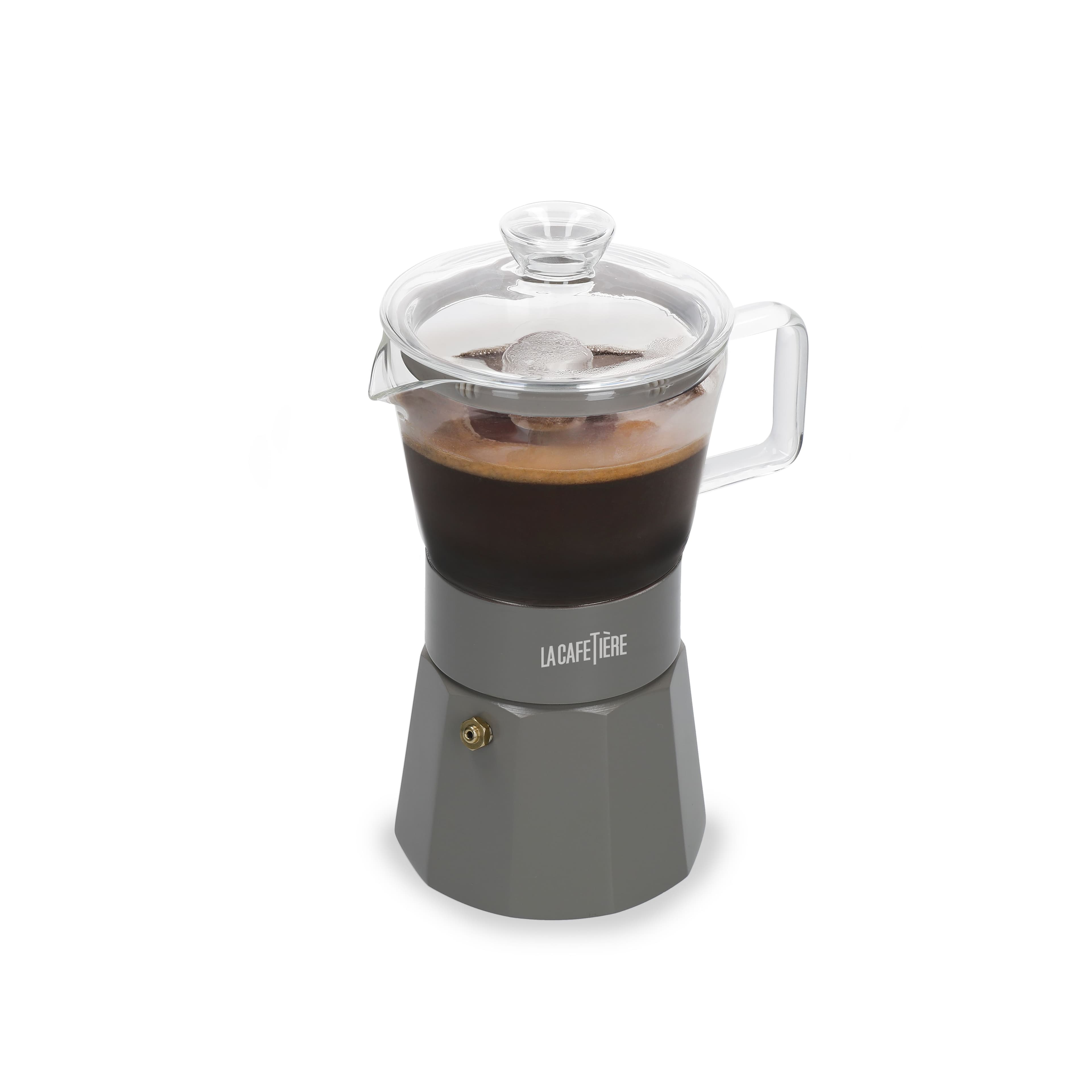 Glass Espresso Maker Latte 6 cup