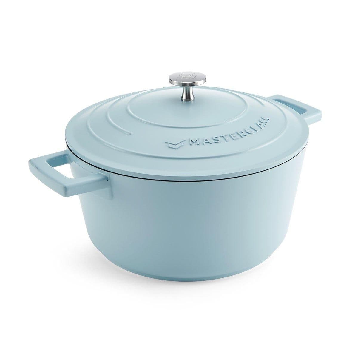 Sky Blue Cast Aluminium Casserole Dish