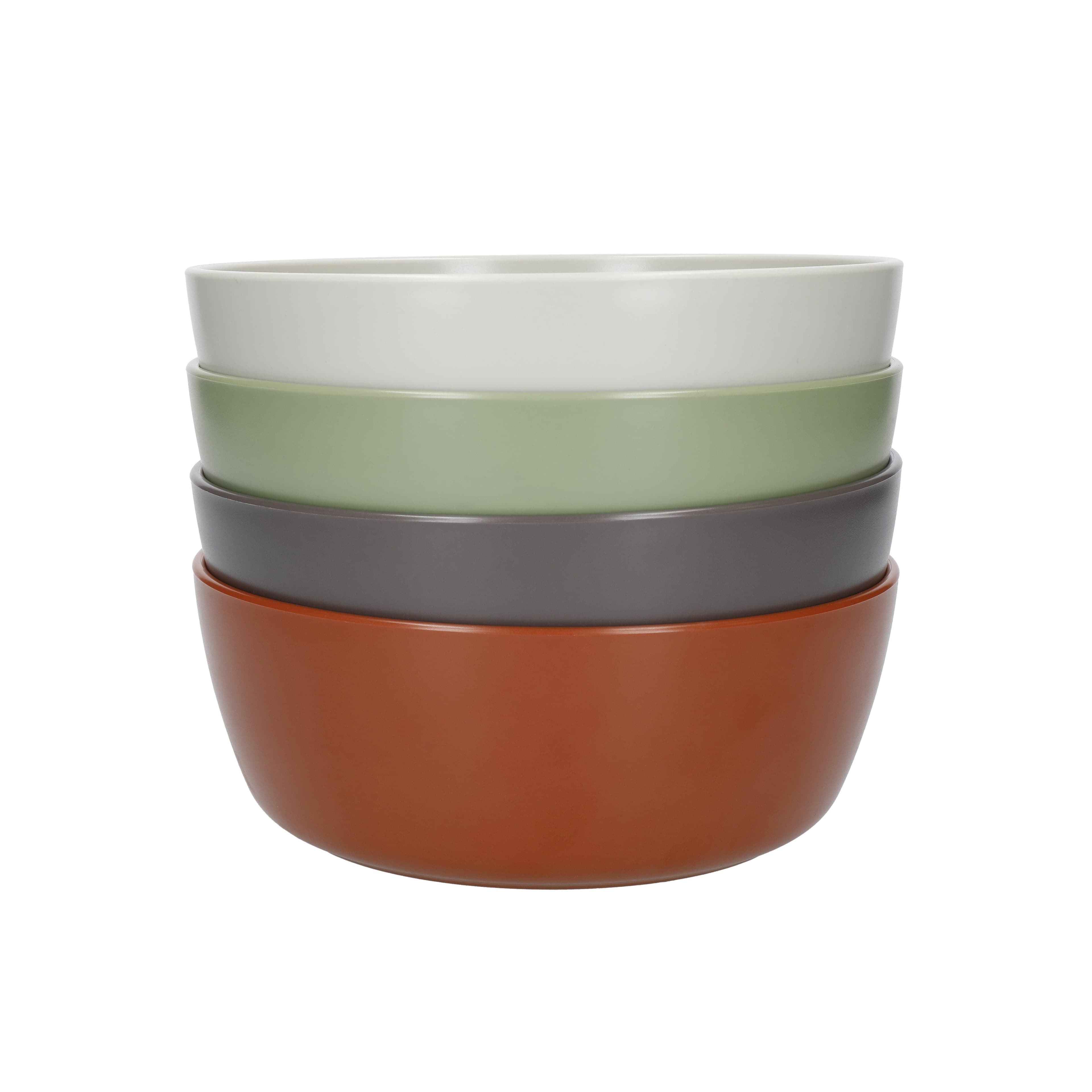 Summer Set 4 Recycled Plastic 16cm Bowls
