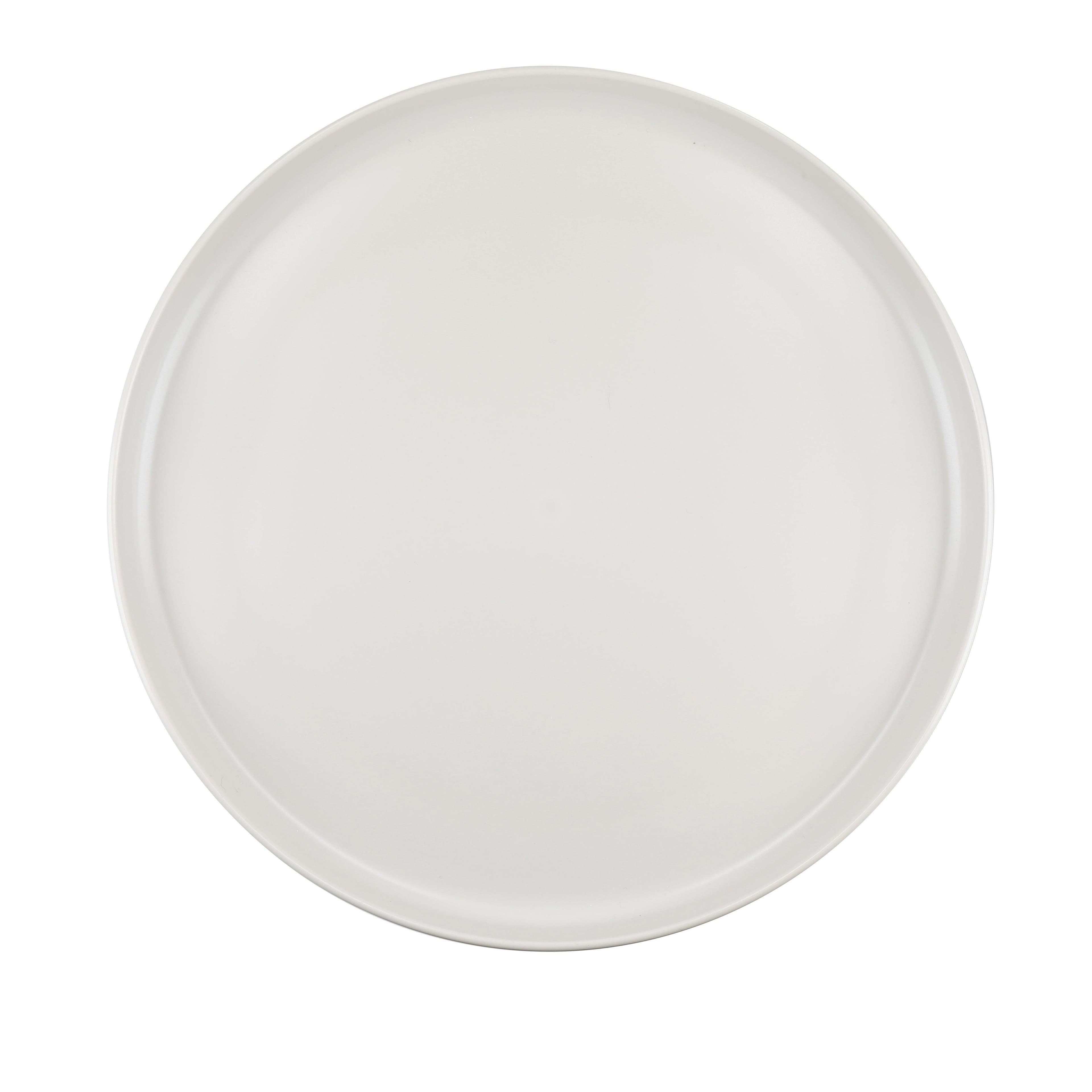 Summer Set 4 Recycled Plastic 25cm Lipped Dinner Plates