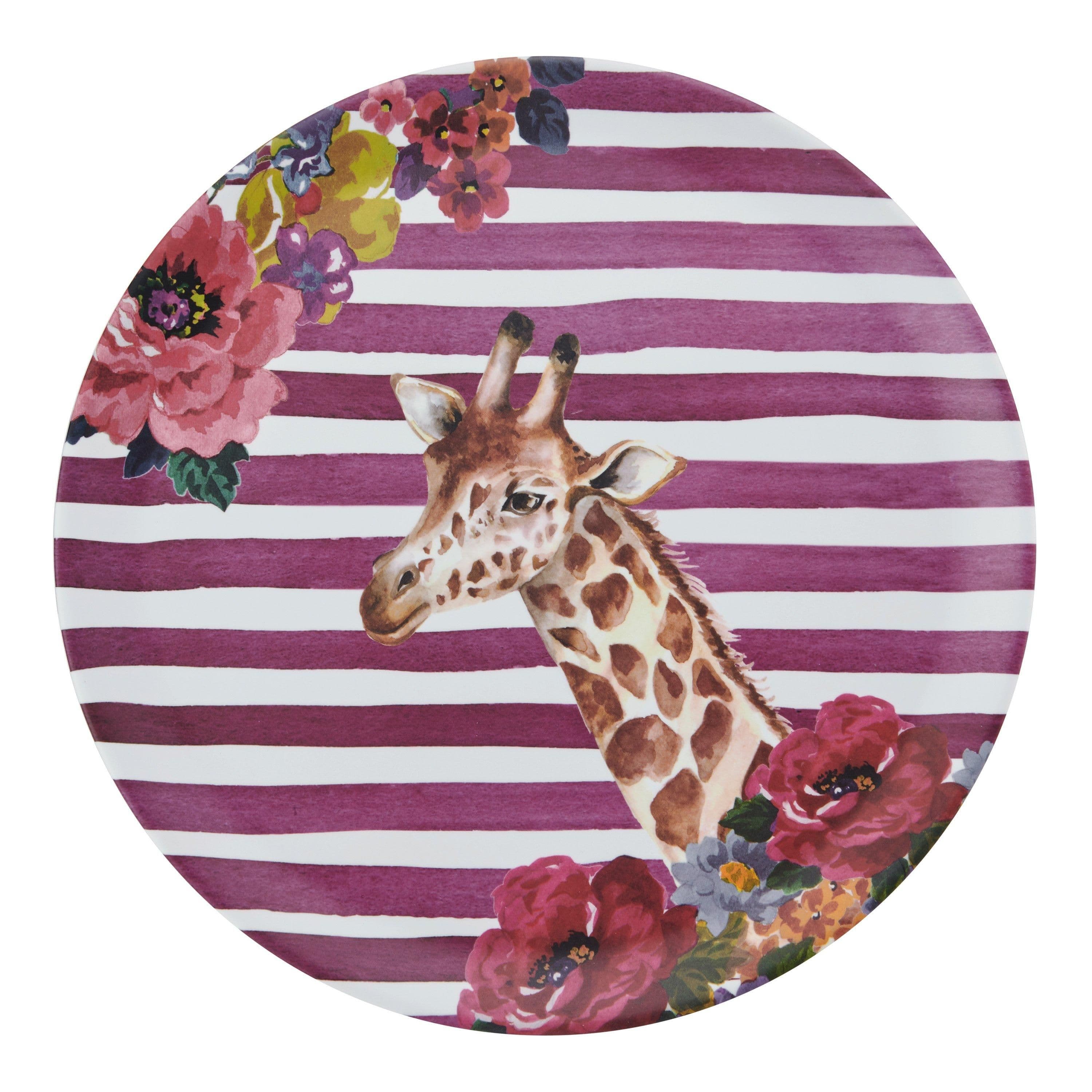 Wild at Heart Giraffe Round Tray 36cm
