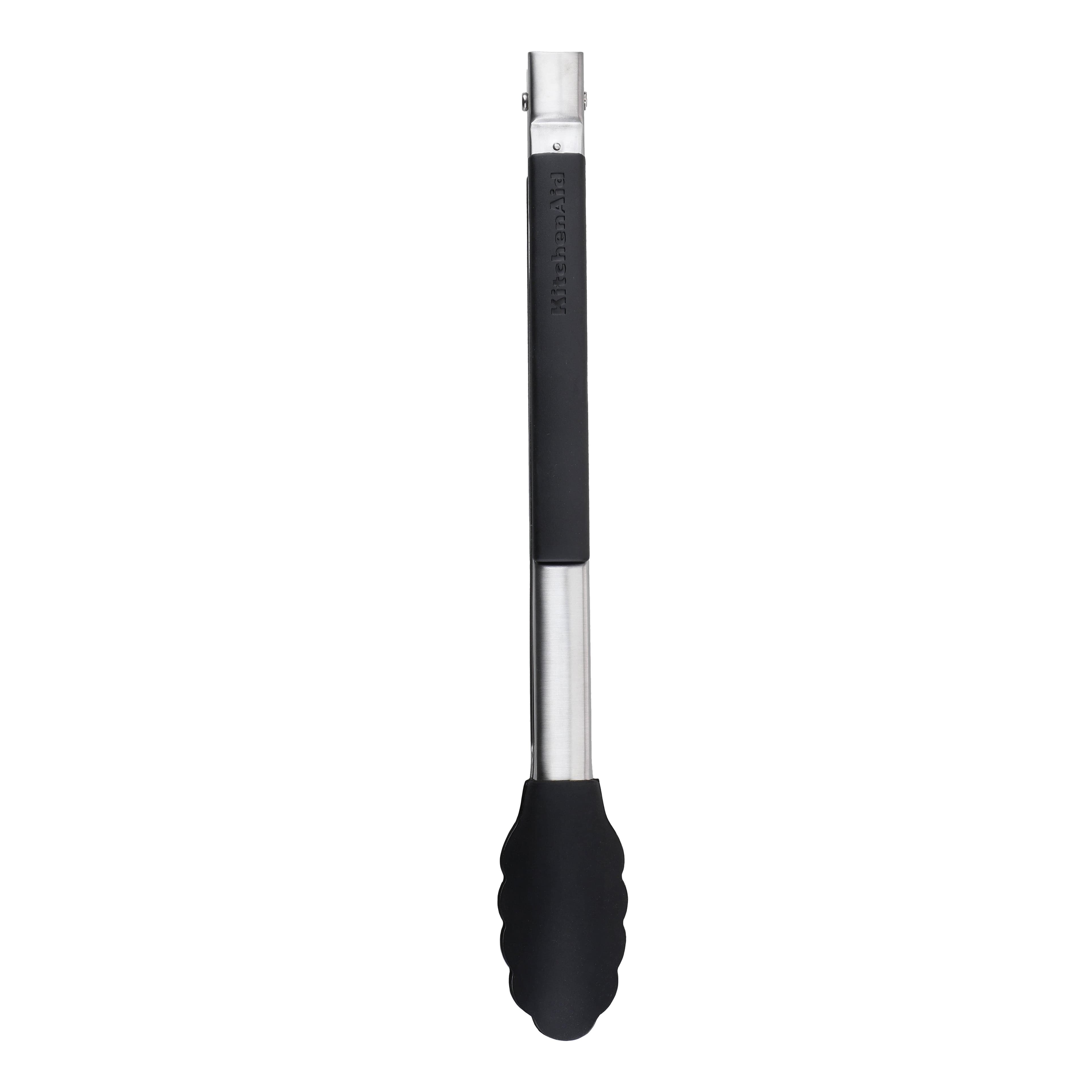 Silicone-Tipped Side-Locking Tongs, 30cm